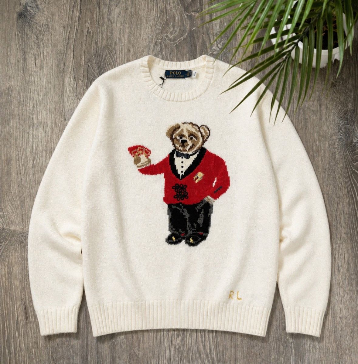 Ralph Lauren Ralph Lauren Teddy Bear Sweater Size US L / EU 52-54 / 3 - 1 Thumbnail