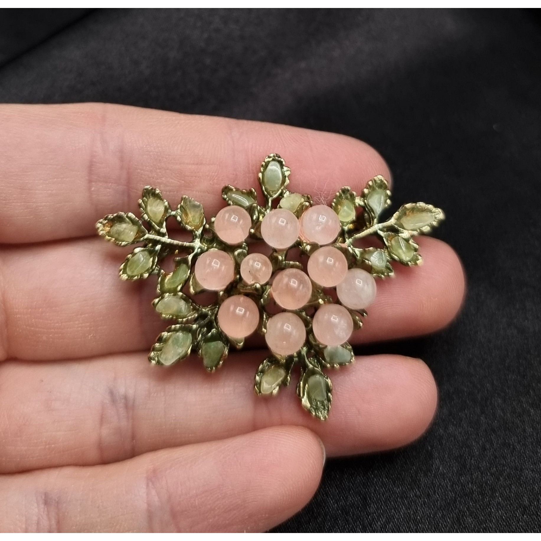 Vintage Vintage SWOBODA Signed Gold-Tone Leaf Brooch Size ONE SIZE - 4 Thumbnail
