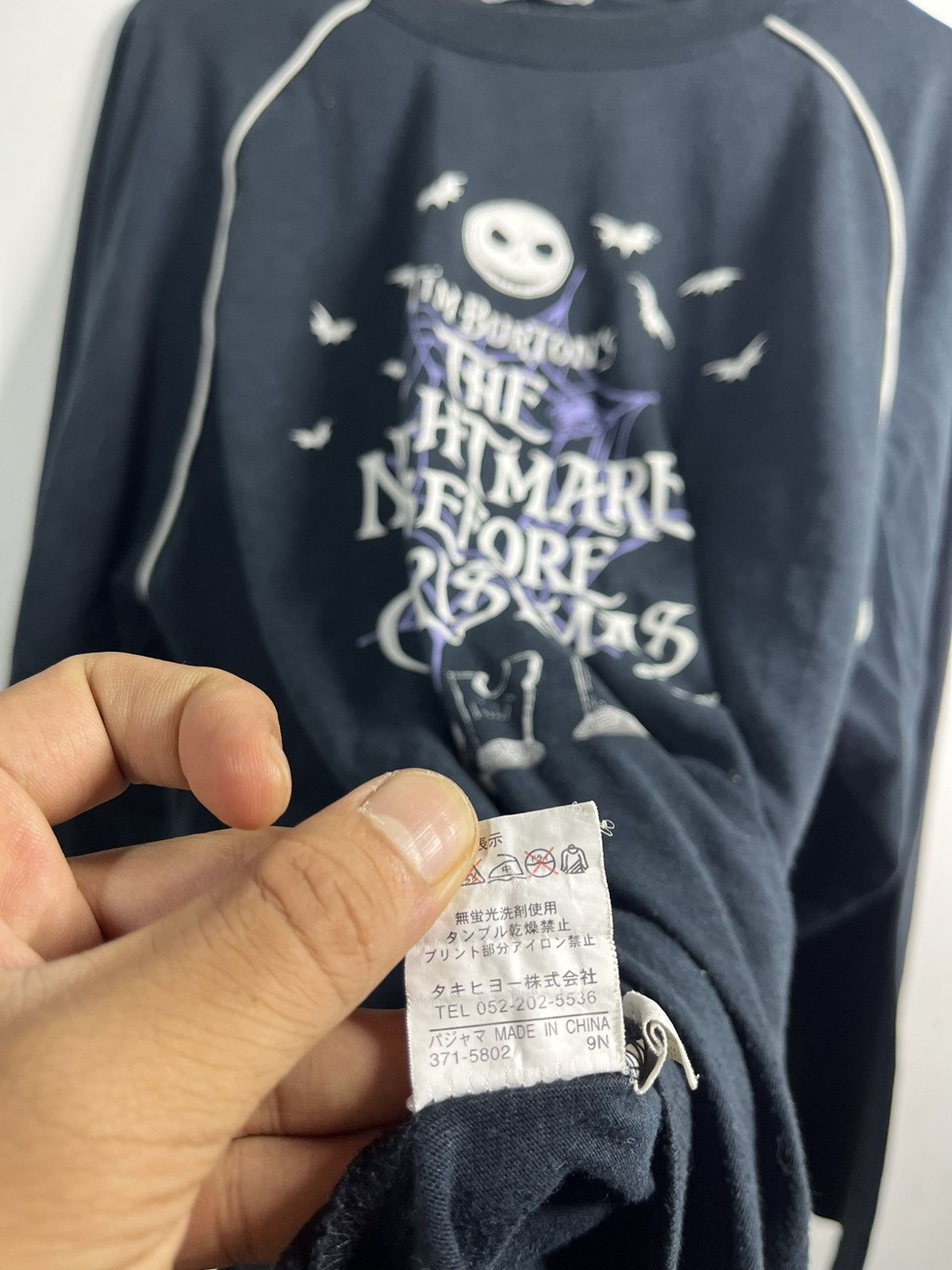 Disney Vintage Nightmare Before Christmas Long Sleeve Size US L / EU 52-54 / 3 - 3 Thumbnail