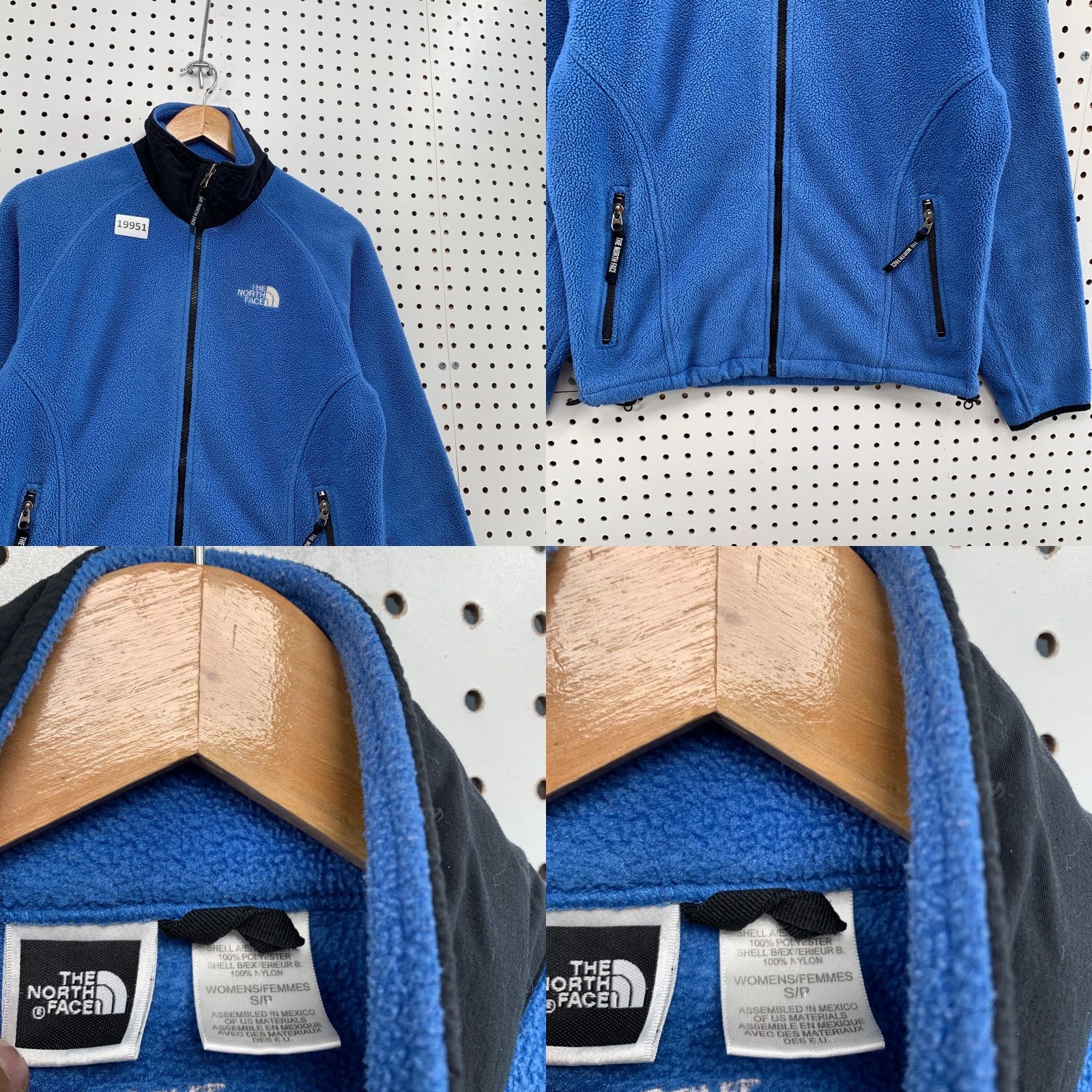 The North Face VINTAGE The North Face Fleece Jacket Blue Full Zip Women S Outdoor 90s Womens Jacket Size S / US 4 / IT 40 - 8 Thumbnail