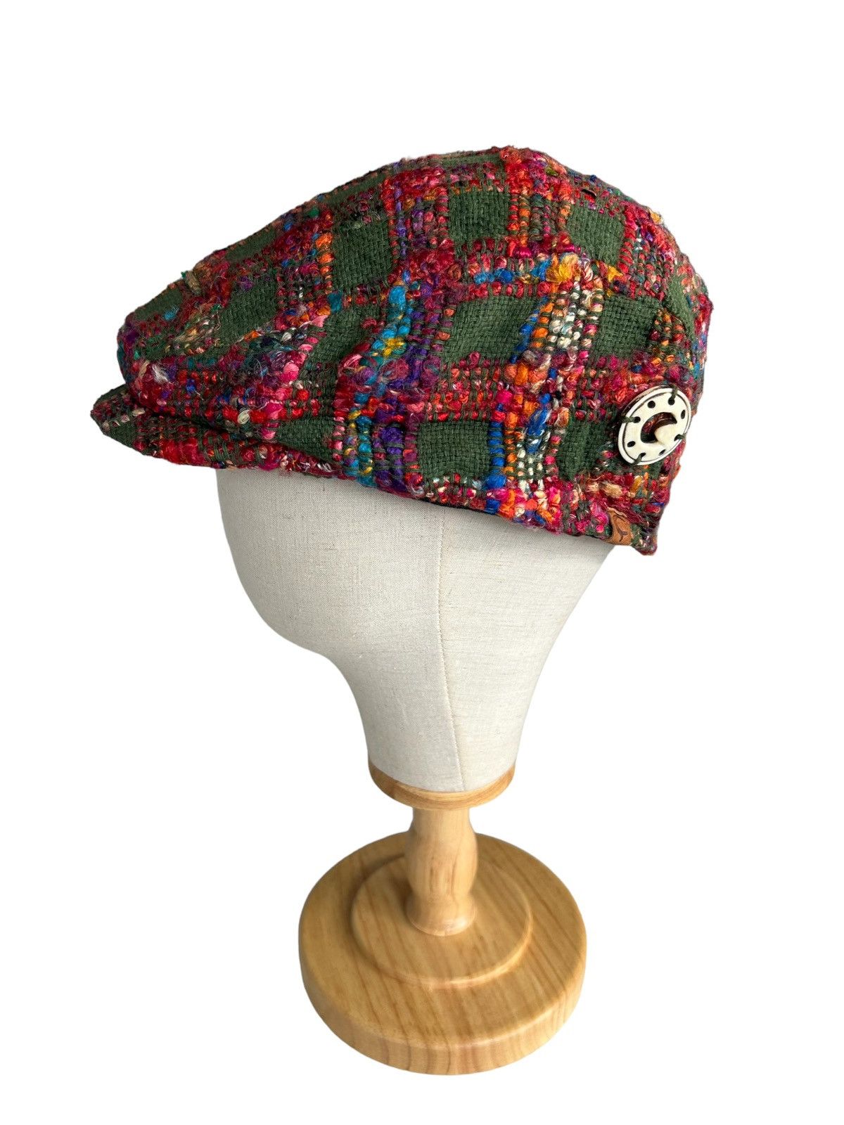 Japanese Brand × Kapital × Vintage Hippies Style🌈 Amina Multicolour Patchwork RARE Hats☠️ Size ONE SIZE - 2 Thumbnail