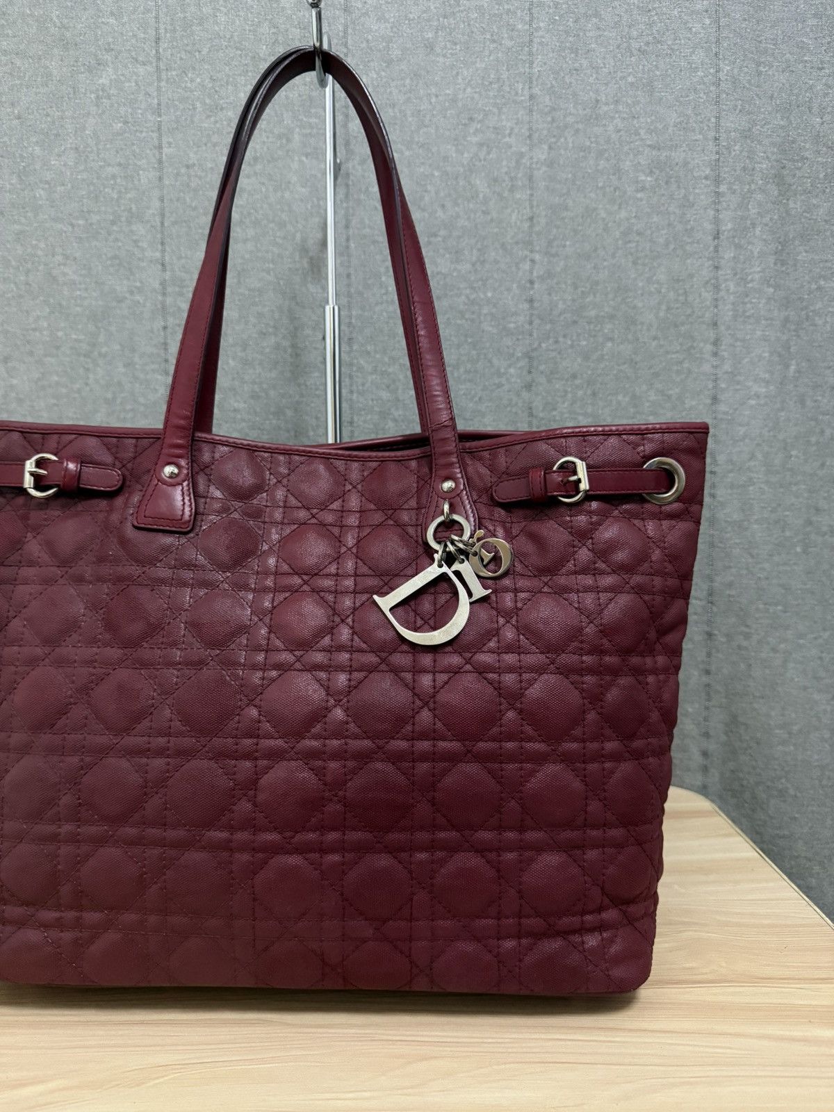Dior Christian Dior Panarea Cannage Quilted Canvas Tote bag Size ONE SIZE - 2 Thumbnail