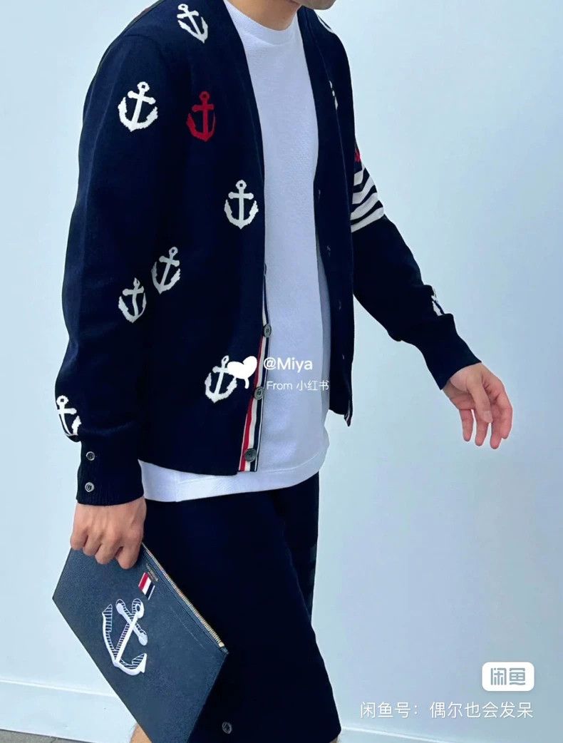 Thom Browne Thom Browne Knitted cardigans Size US XL / EU 56 / 4 - 2 Thumbnail