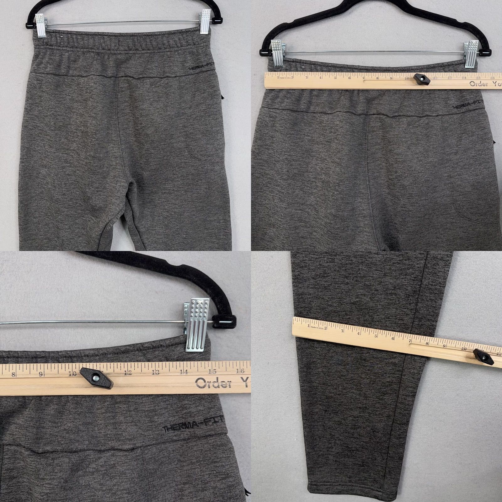 Nike Nike Therma-FIT Pants Mens Small Gray Fleece Joggers Sweatpants Athletic Size US 29 - 8 Thumbnail