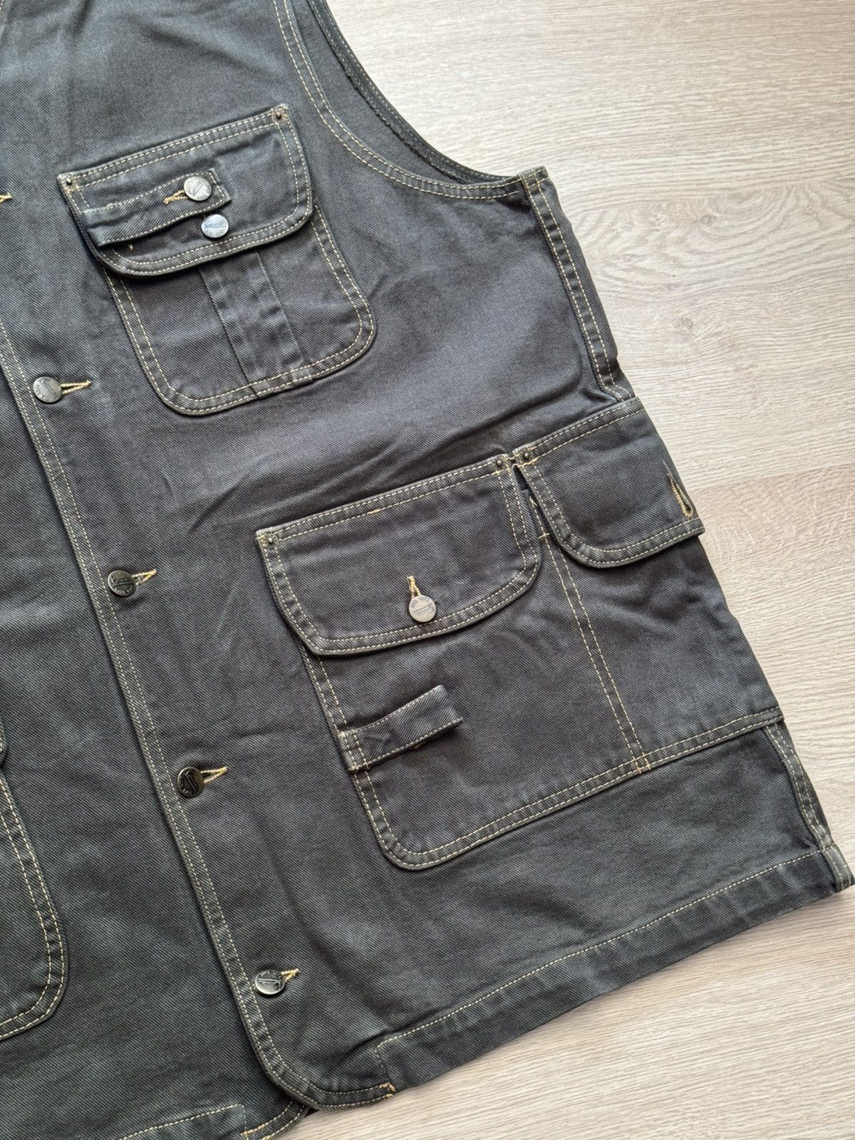 Karl Kani Vintage 90’s Karl Kani Rare Tactical Vest Rap y2k Baggy Size US XL / EU 56 / 4 - 3 Thumbnail