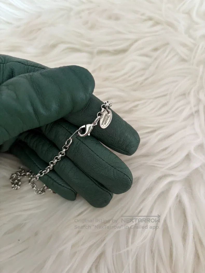 Vivienne Westwood Vivienne Westwood Vintage Skull Saturn Full Diamond Neckla Size ONE SIZE - 3 Thumbnail