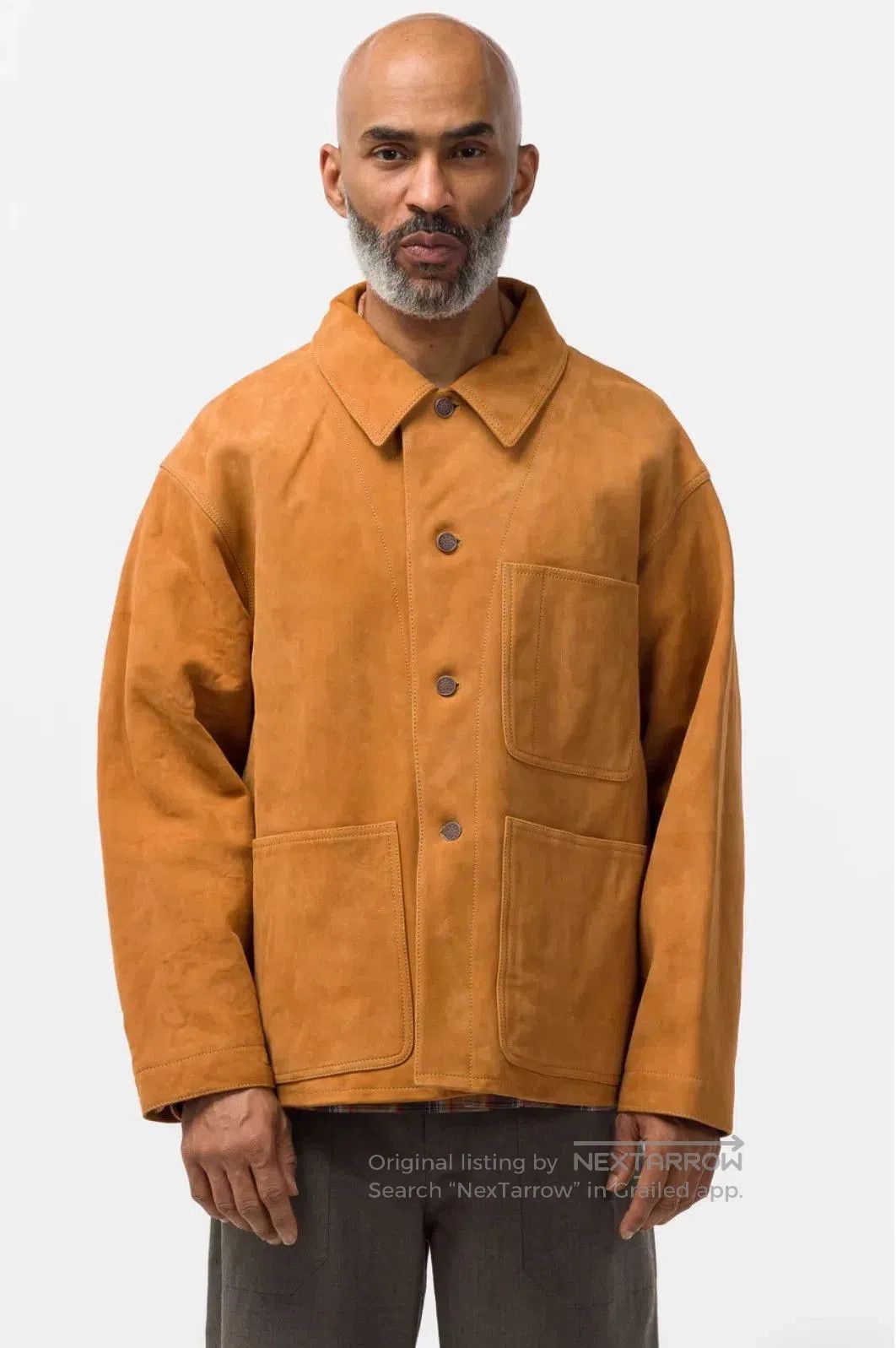Visvim visvim baker coverall in beige suede. Size US L / EU 52-54 / 3 - 1 Thumbnail
