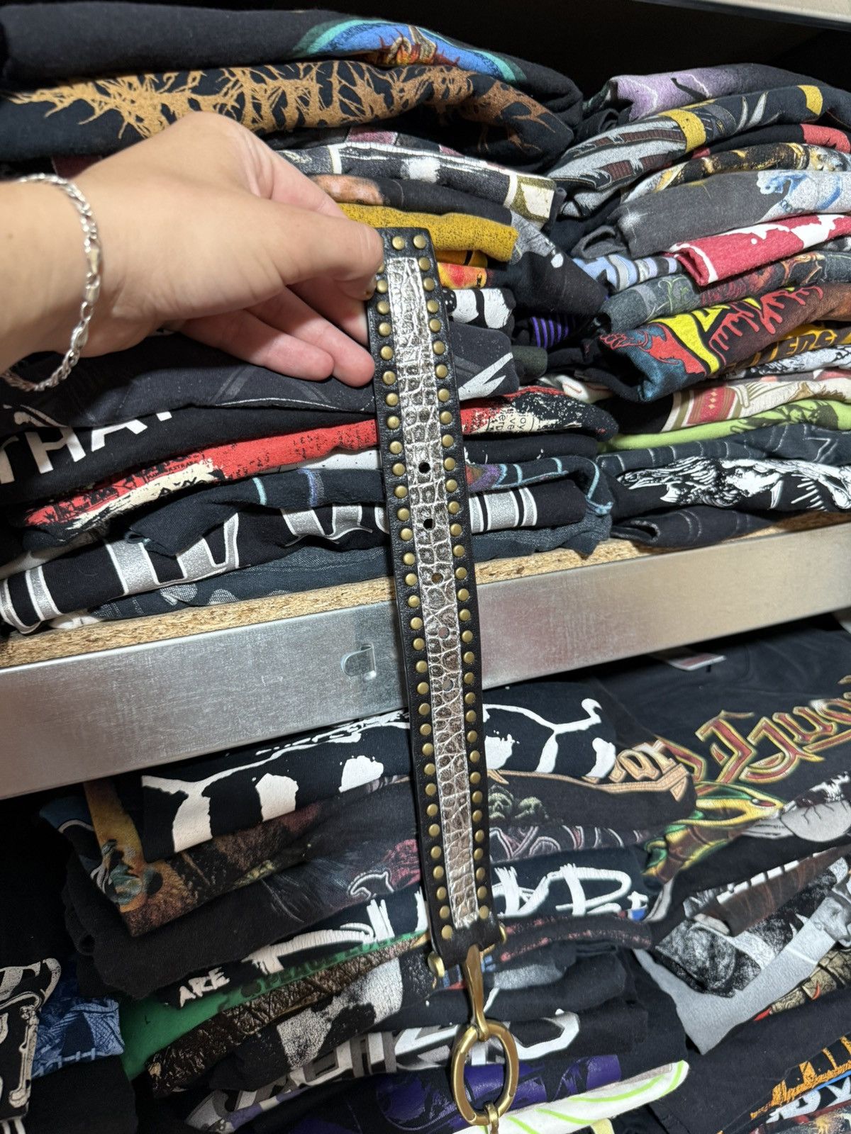 Vintage Vtg 90’s Japanese Metal Punk Rock Emo Goth Pirates Belt Y2K Size ONE SIZE - 3 Thumbnail