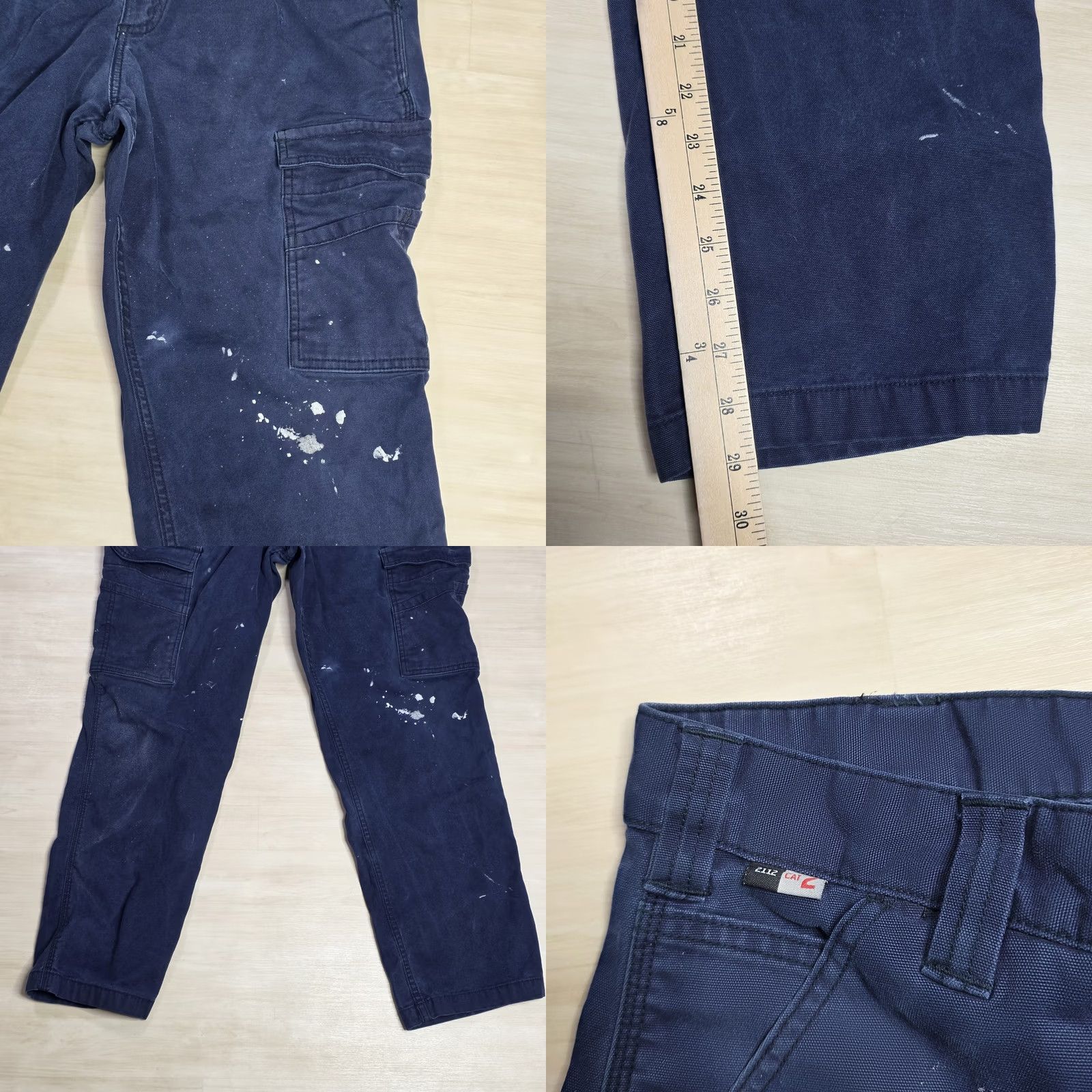 Carhartt Carhartt Cargo FR Distressed Painters Cargo Pants Mens 34 x 29 Flame Resistant Blue Size US 34 / EU 50 - 8 Thumbnail