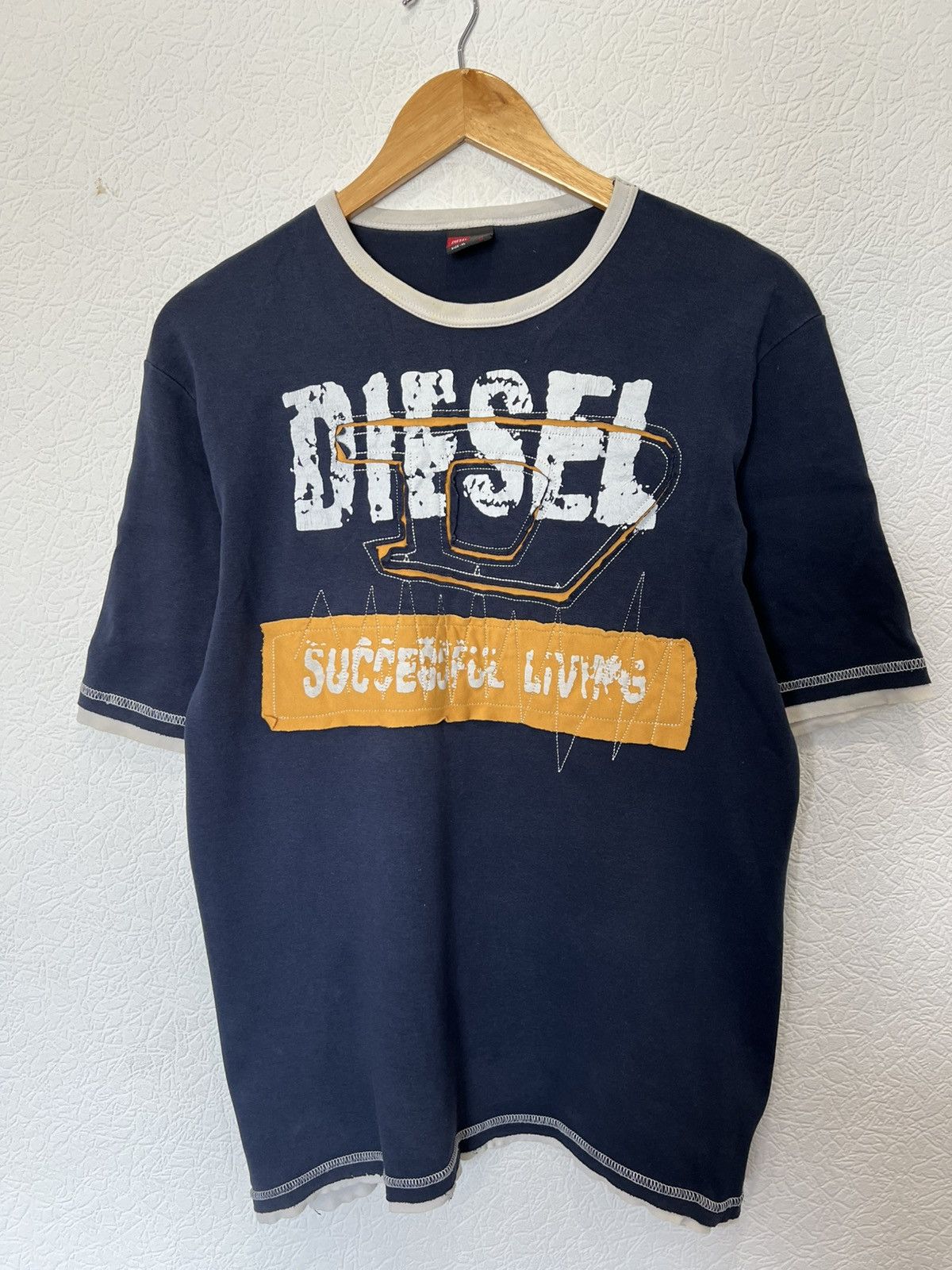 Diesel Diesel T-shirt Vintage Rare Avant Garde Size US XL / EU 56 / 4 - 1 Thumbnail