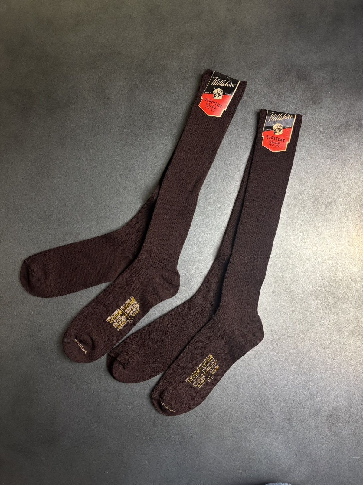 DuPont × Vintage NOS 1950s Vintage Socks Wilshire Canada 10-13 Deadstock VTG Size ONE SIZE - 2 Thumbnail