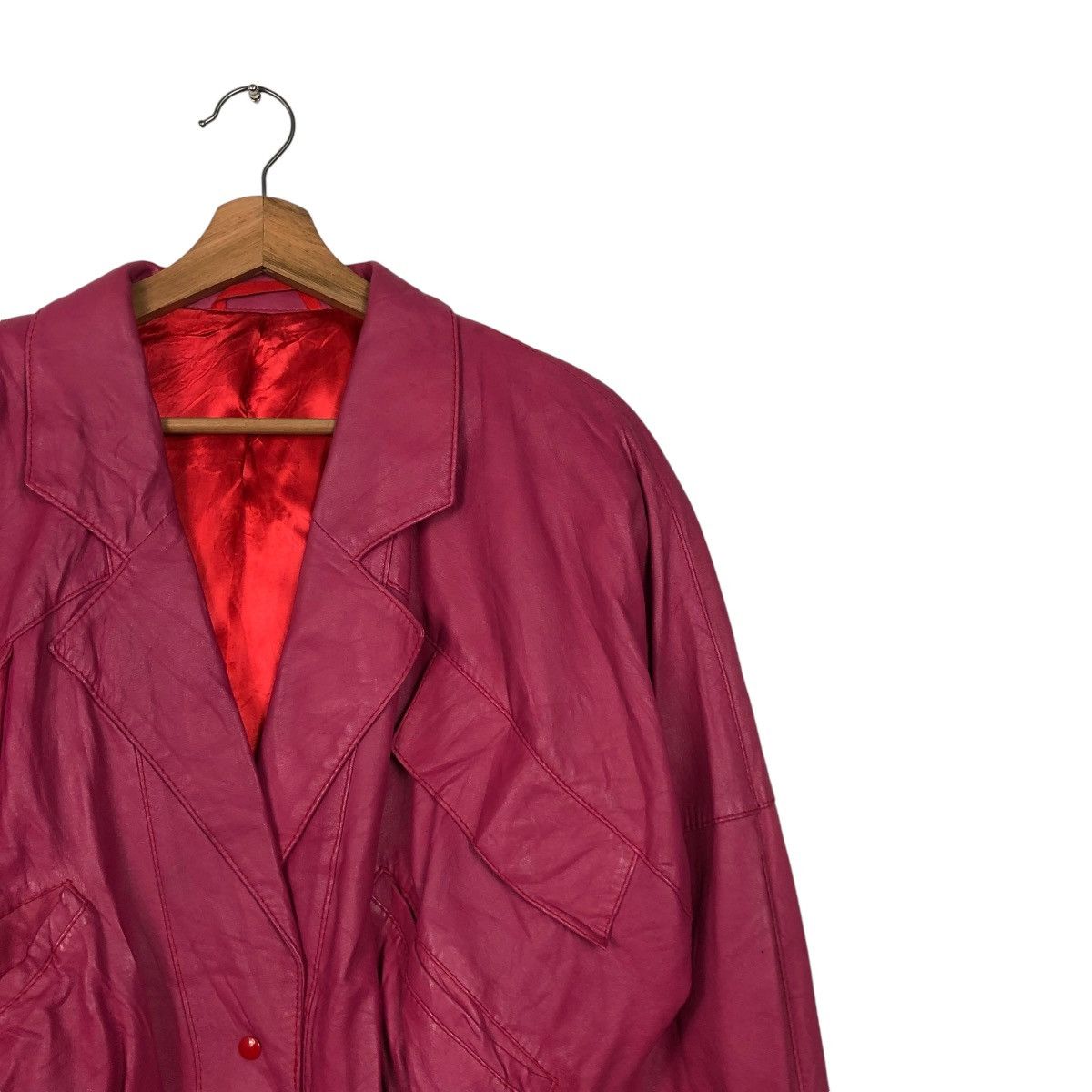 Japanese Brand 🔥VINTAGE CROPPED LEATHER JACKET PETRUSKA ISSEY MIYAKE Size US S / EU 44-46 / 1 - 8 Thumbnail