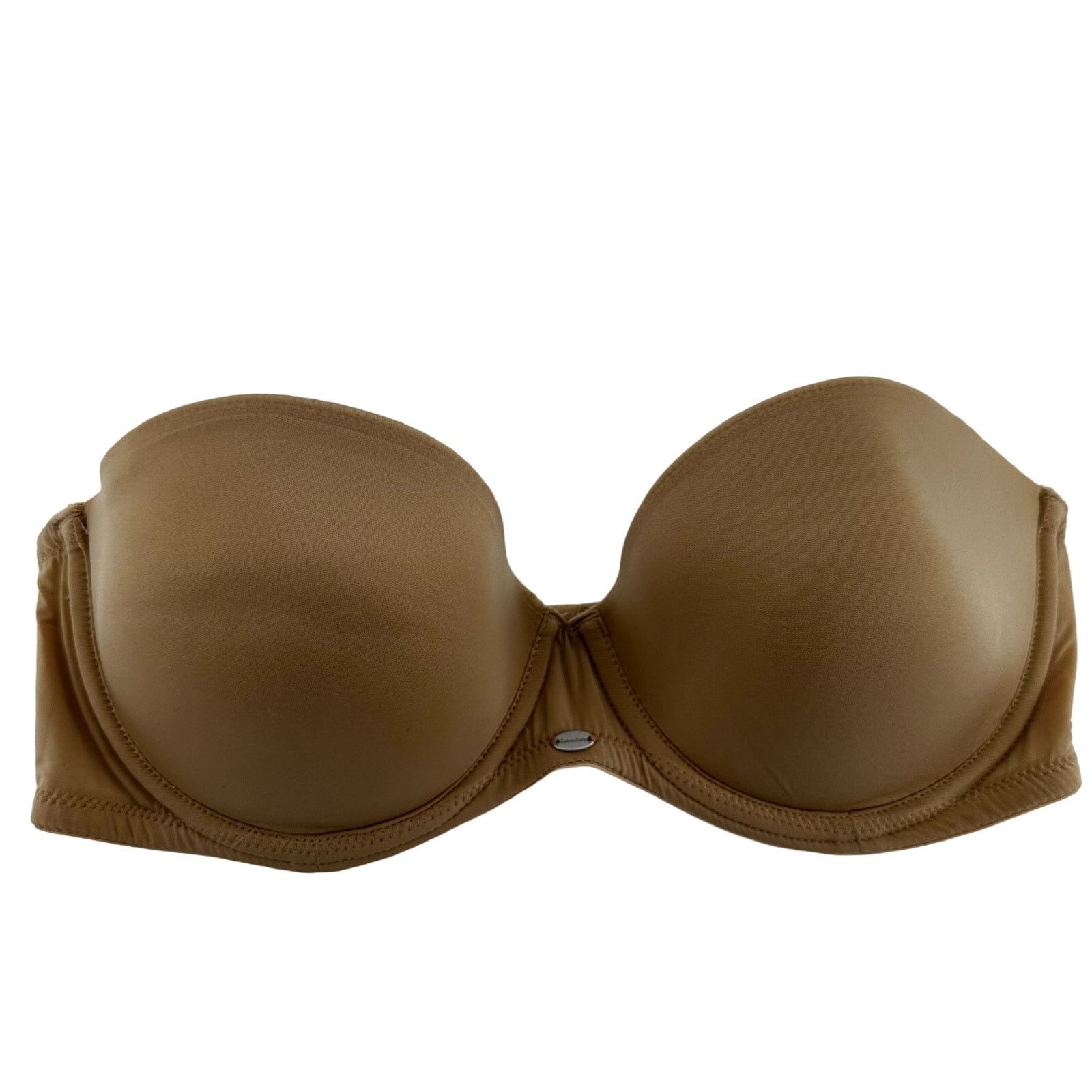 Calvin Klein Everyday T Shirt Bra Strapless Padded Nude 32C in Beige, Women's