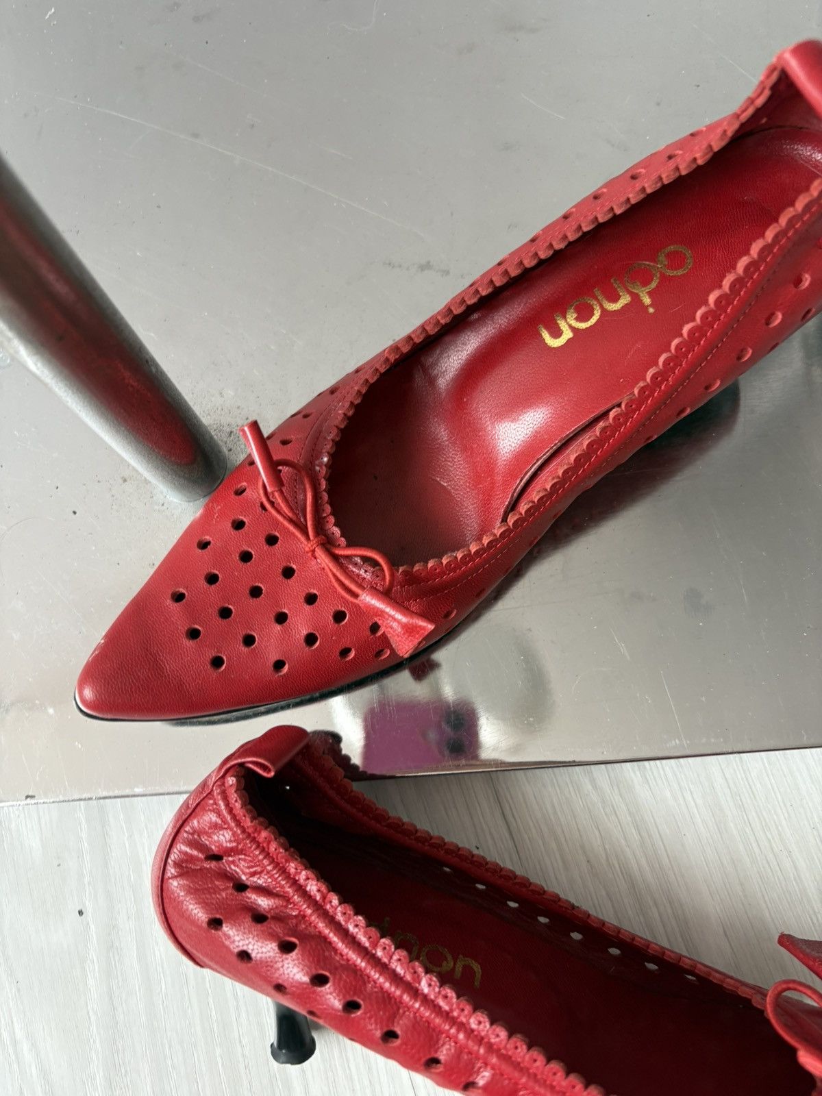 Vintage y2k leather kitten heels Size US 8.5 / IT 38.5 - 12 Thumbnail