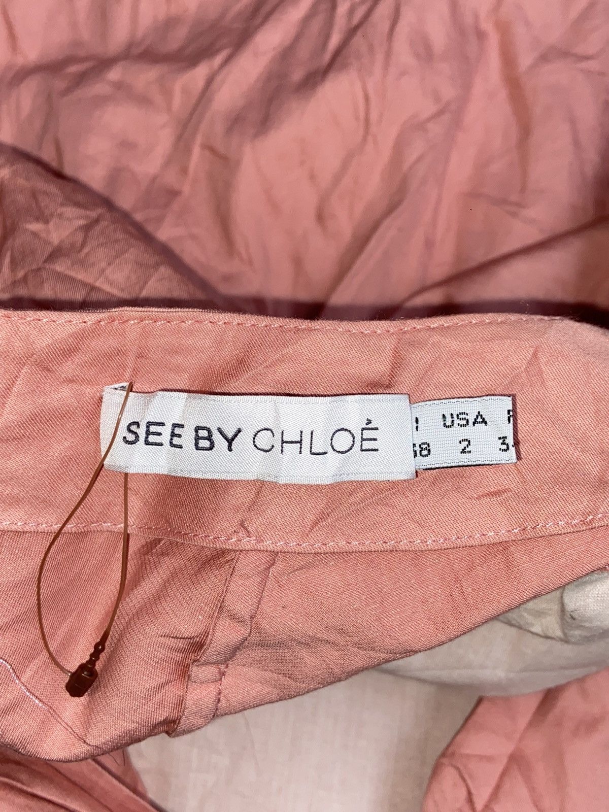 See by Chloe See By Chloe Pink Midi Dress Size XS / US 0-2 / IT 36-38 - 10 Thumbnail