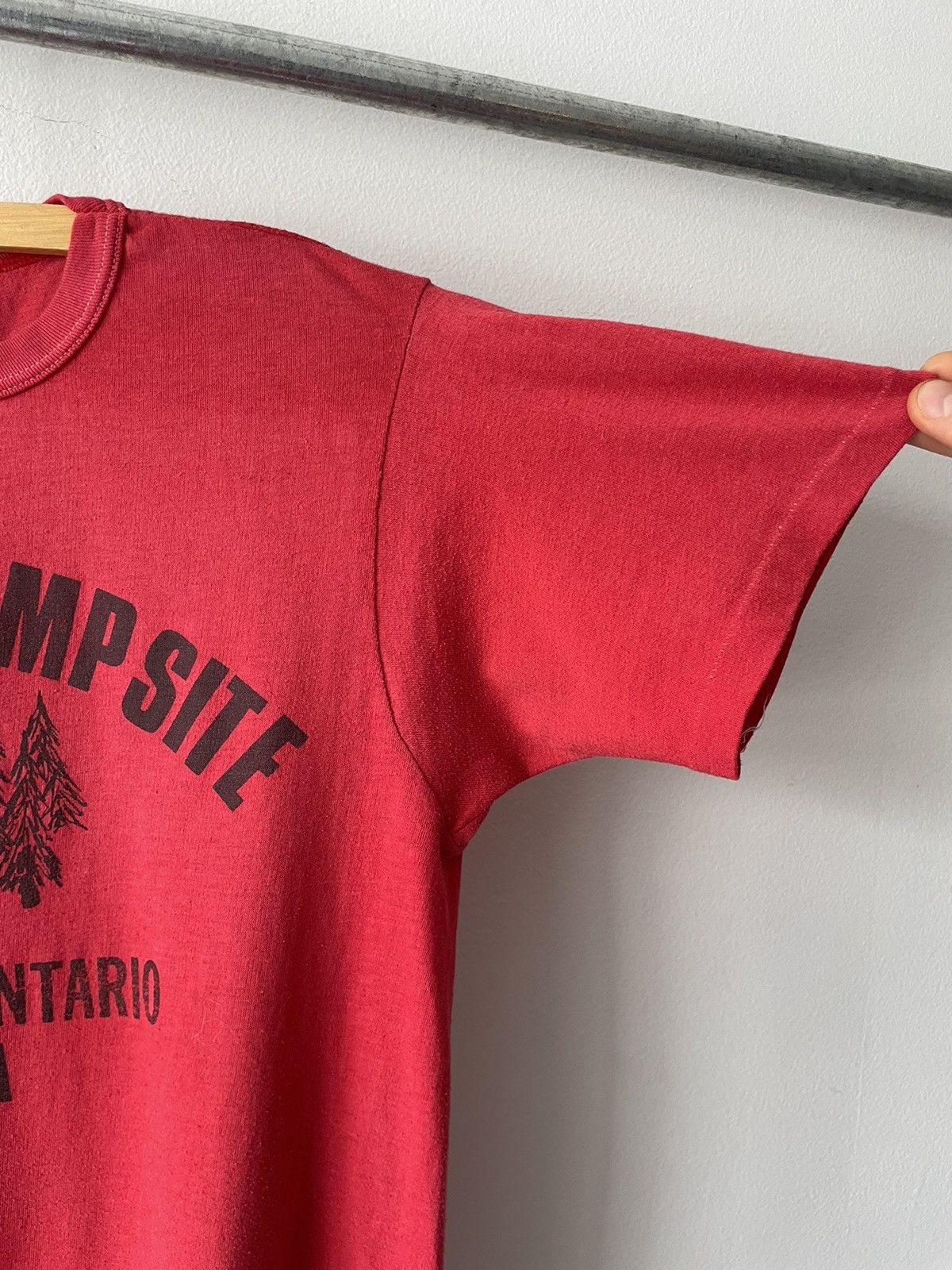 Vintage Vintage 80s Thin Camping Wilson’s Camp tee Size US M / EU 48-50 / 2 - 6 Thumbnail