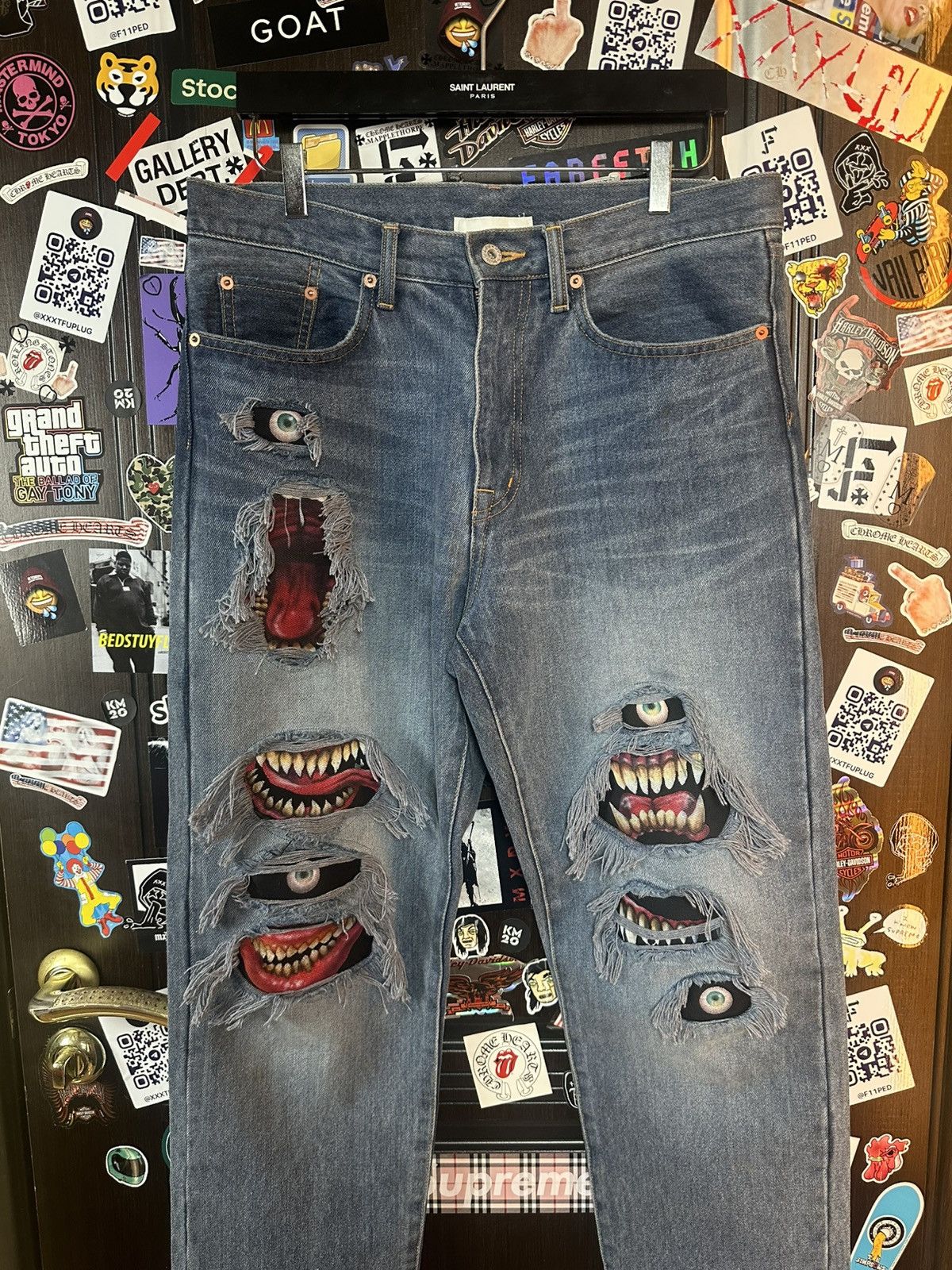Doublet DOUBLET “Monster” Japan Denim Jeans Size US 32 / EU 48 - 4 Thumbnail