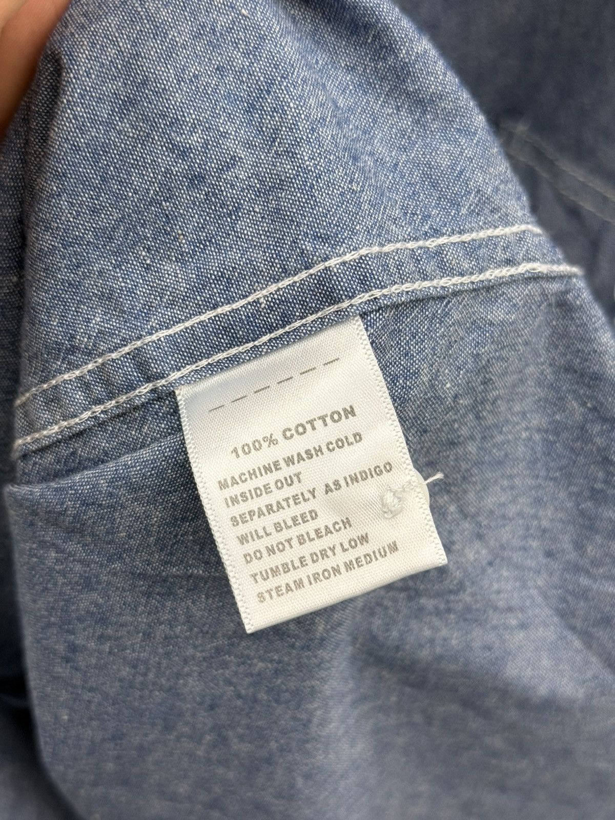 Japanese Brand Non Stock Vintage Cotton Shirt Size US M / EU 48-50 / 2 - 5 Thumbnail