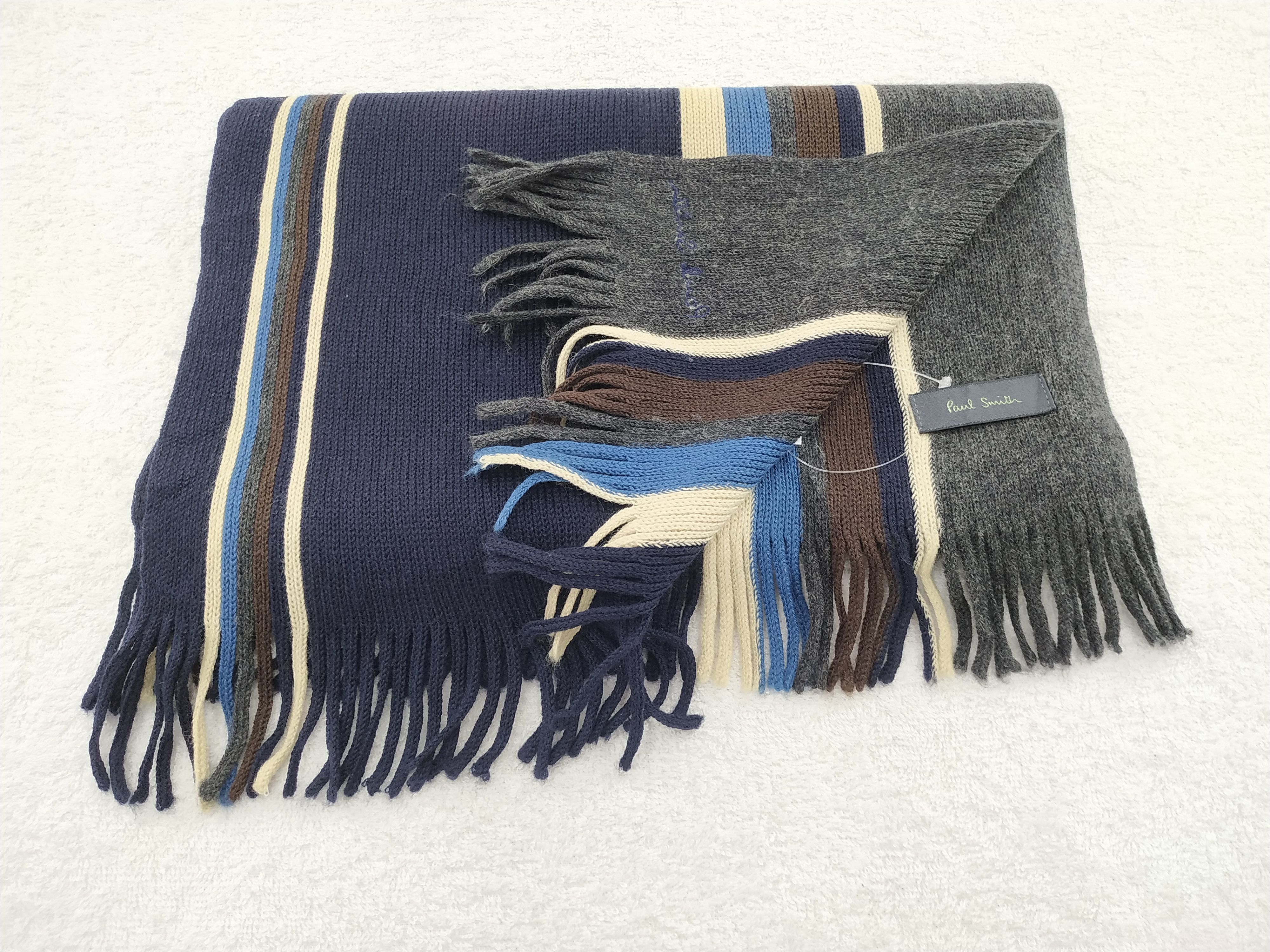 Paul Smith Vintage Paul Smith Scarf/Muffler/Neckwear MF399 Size ONE SIZE - 4 Thumbnail