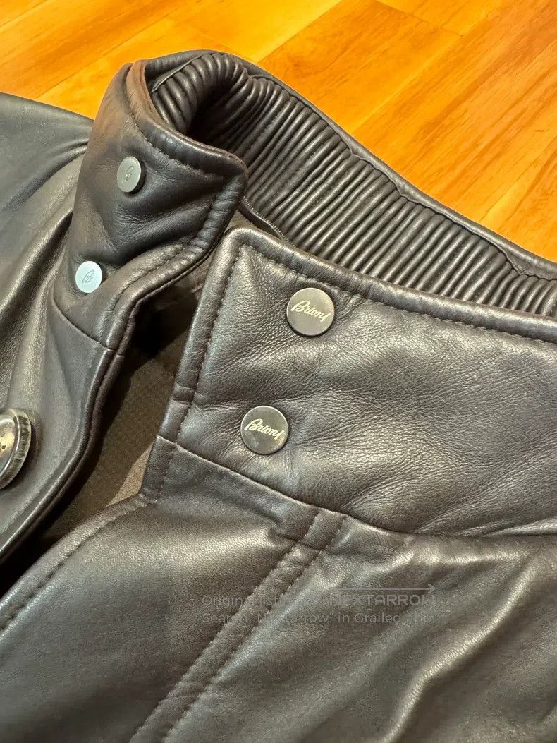 Brioni Brioni Brown coffee-colored lambskin down men's leather co Size US M / EU 48-50 / 2 - 4 Thumbnail