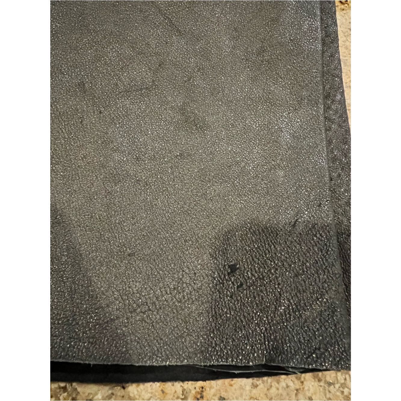 Other Poleci Black Leather Bootcut Pants XS 0–2 Low Rise Sample C Size 26" / US 2 / IT 38 - 9 Thumbnail