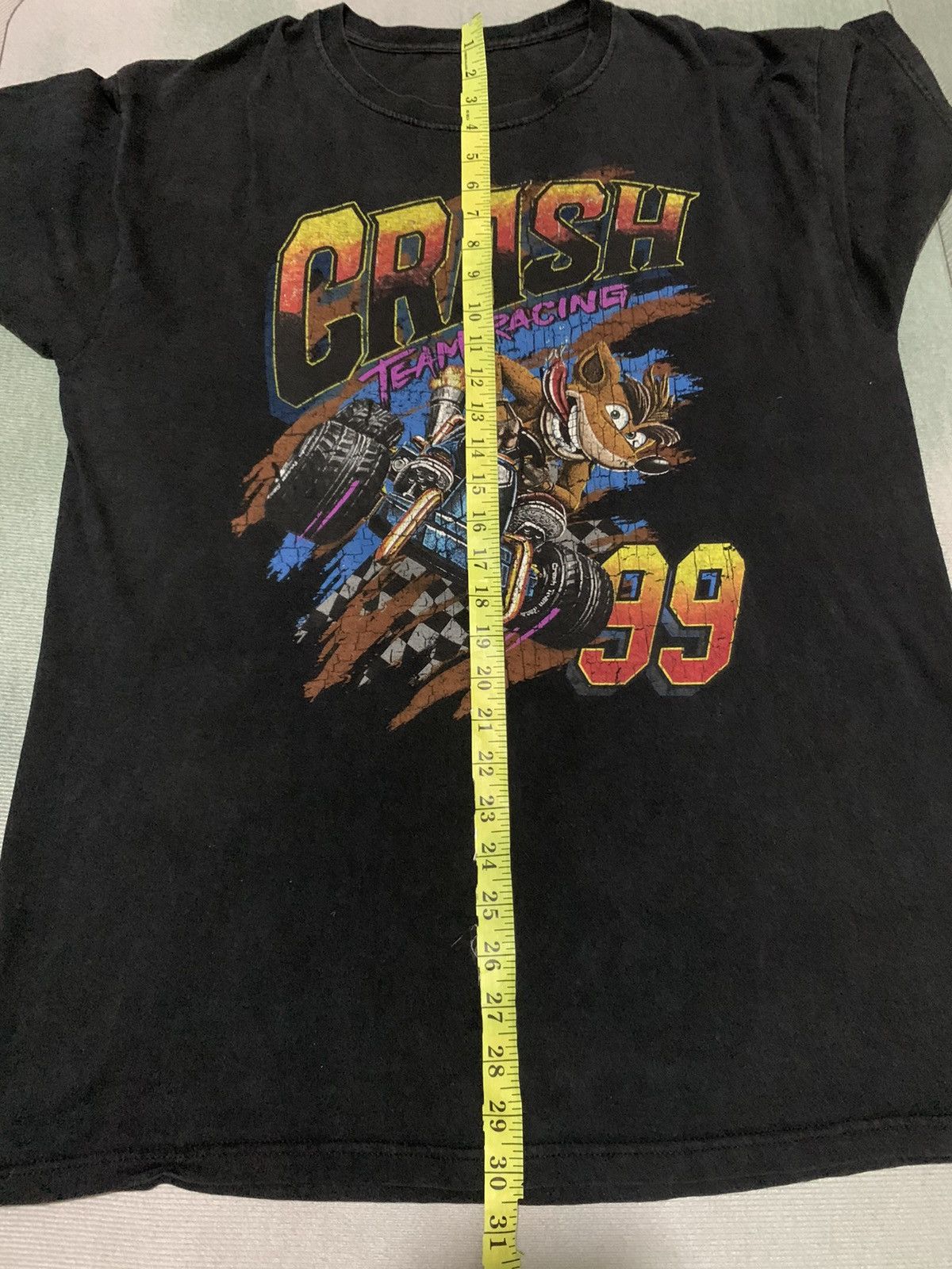 Japanese Brand Crash Team Racing Bandicoot Game Tee Size US XL / EU 56 / 4 - 10 Thumbnail