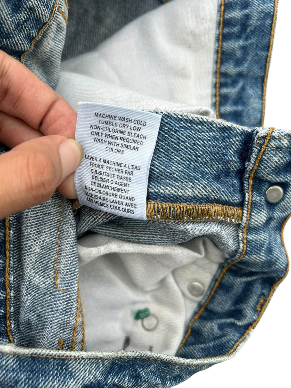 Japanese Brand × Kapital × Vintage Vintage Ralph Lauren Polo Distressed Denim Jeans Size US 29 - 9 Thumbnail