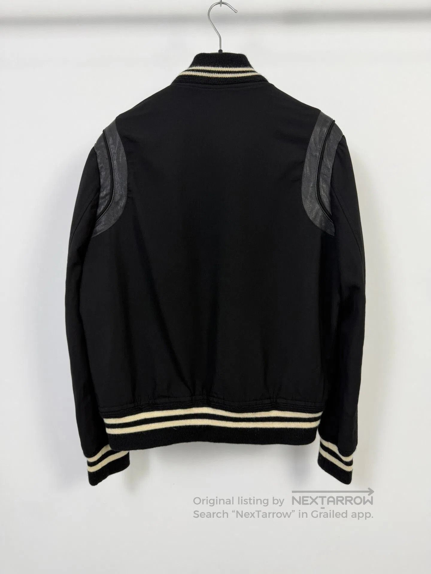 Saint Laurent Paris Saint Laurent Black Baseball Jacket. Size US L / EU 52-54 / 3 - 2 Thumbnail