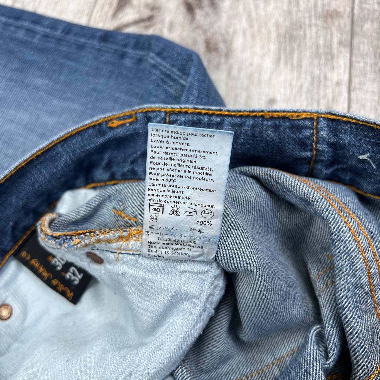 Nudie Jeans × Vintage NUDIE JEANS Denim Pants W 30 L 32 Size US 30 / EU 46 - 17 Thumbnail