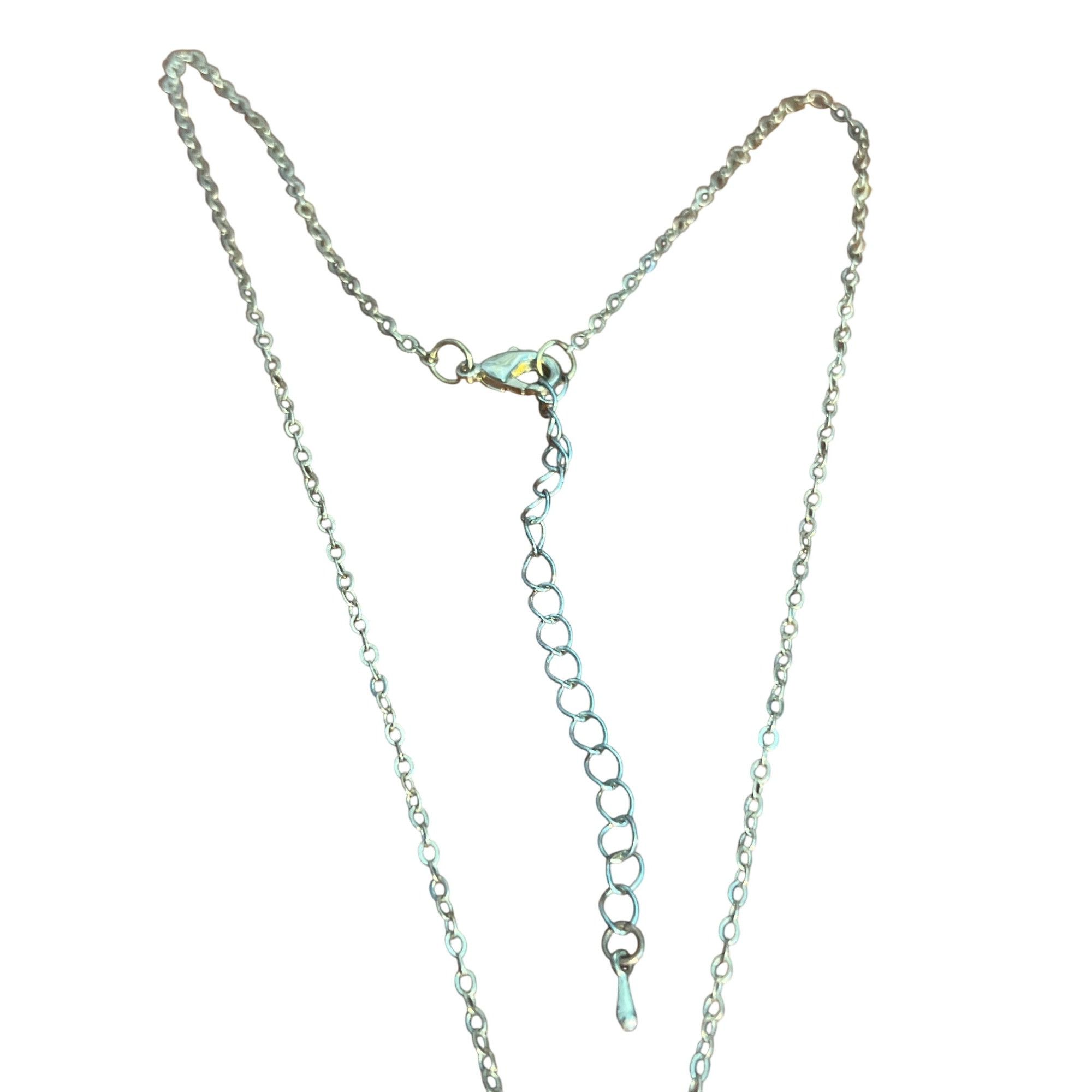 Other Gold Chain Necklace Clear Quartz Crystal Pendant 3 Spears Bo Size ONE SIZE - 4 Thumbnail