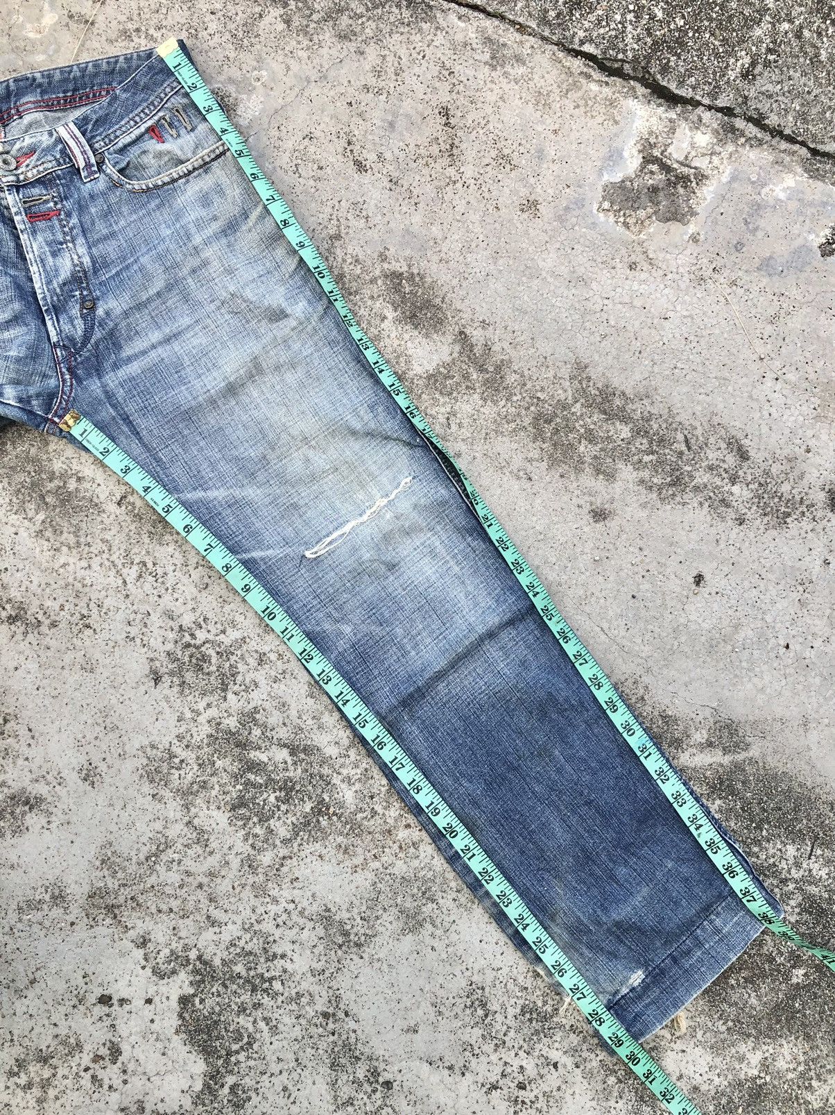 Diesel DIESEL DISTRESSED DENIM Size US 31 - 15 Thumbnail