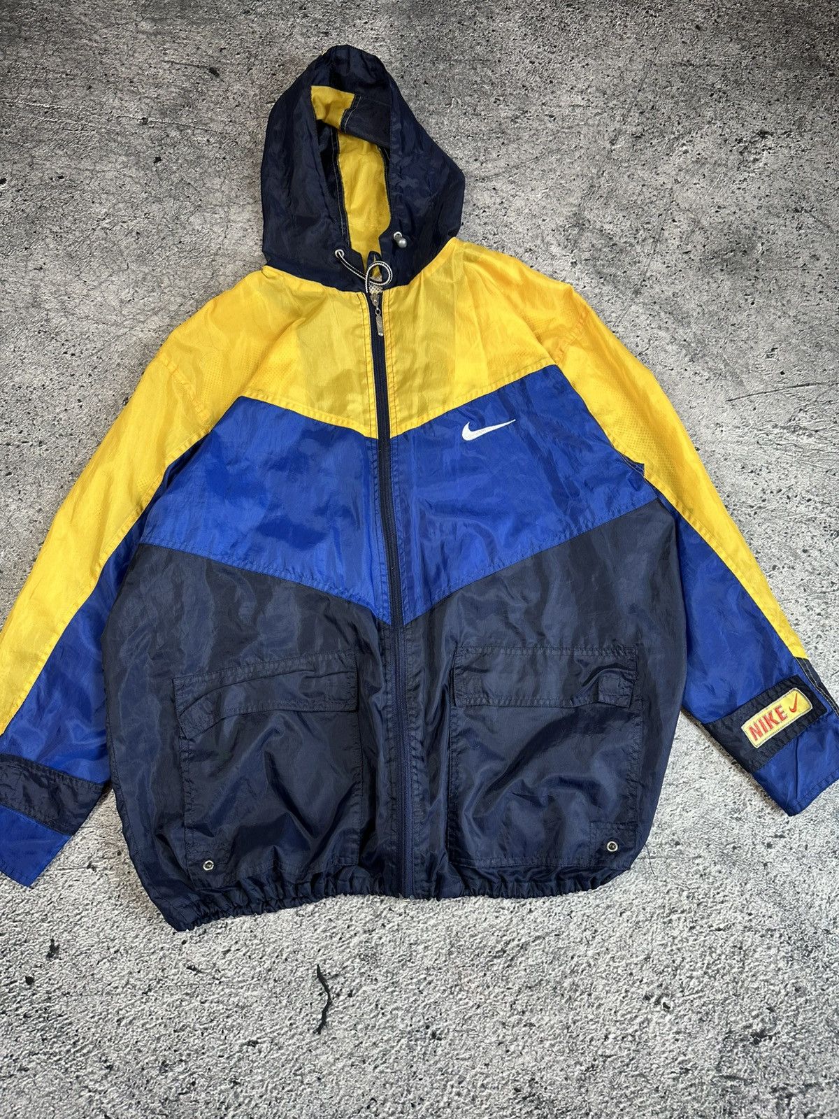 Nike × Vintage Vintage Nike big swoosh jacket - made in USA Size US XL / EU 56 / 4 - 2 Thumbnail