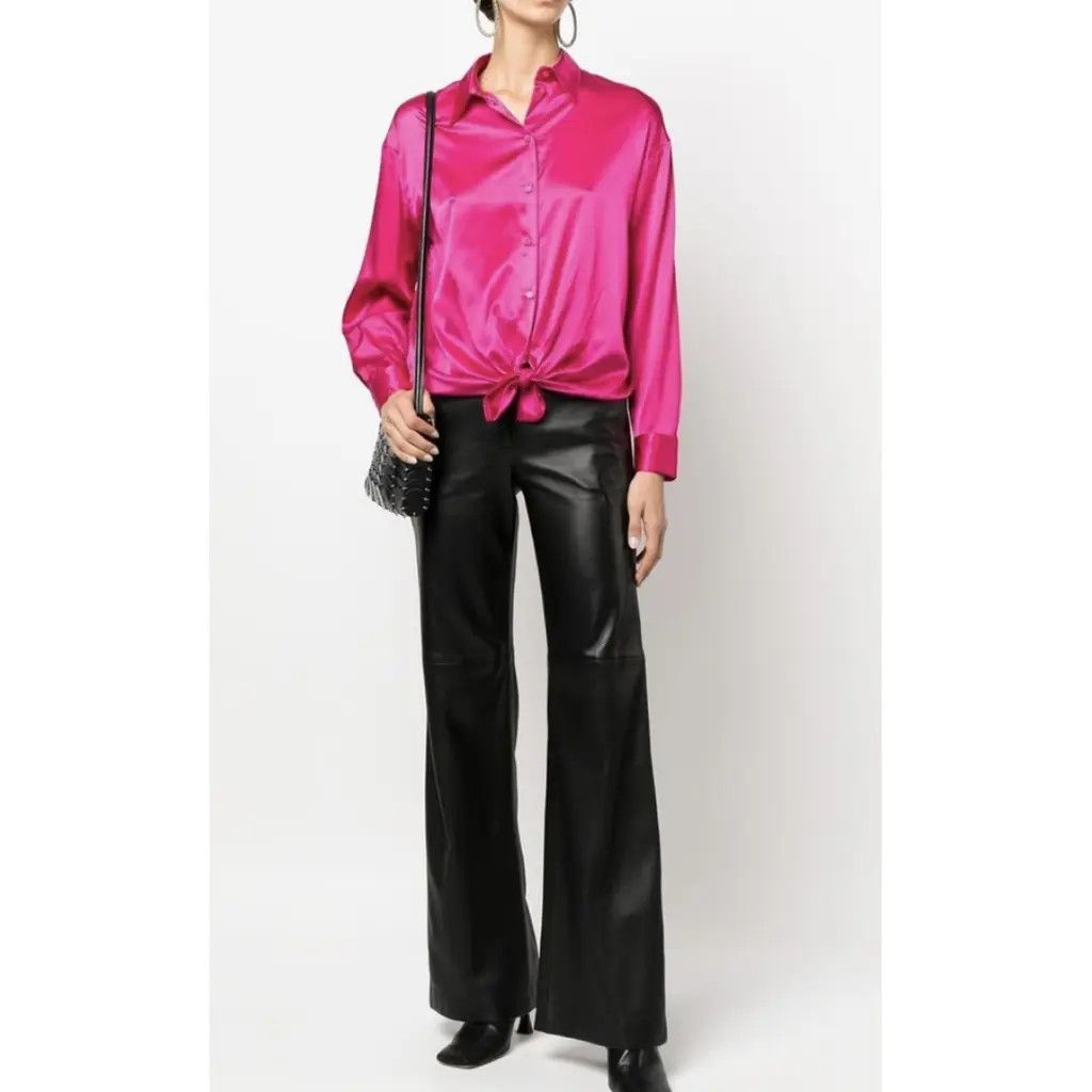 Pinko New silk shirt pink PINKO IT42 Size M / US 6-8 / IT 42-44 - 4 Thumbnail