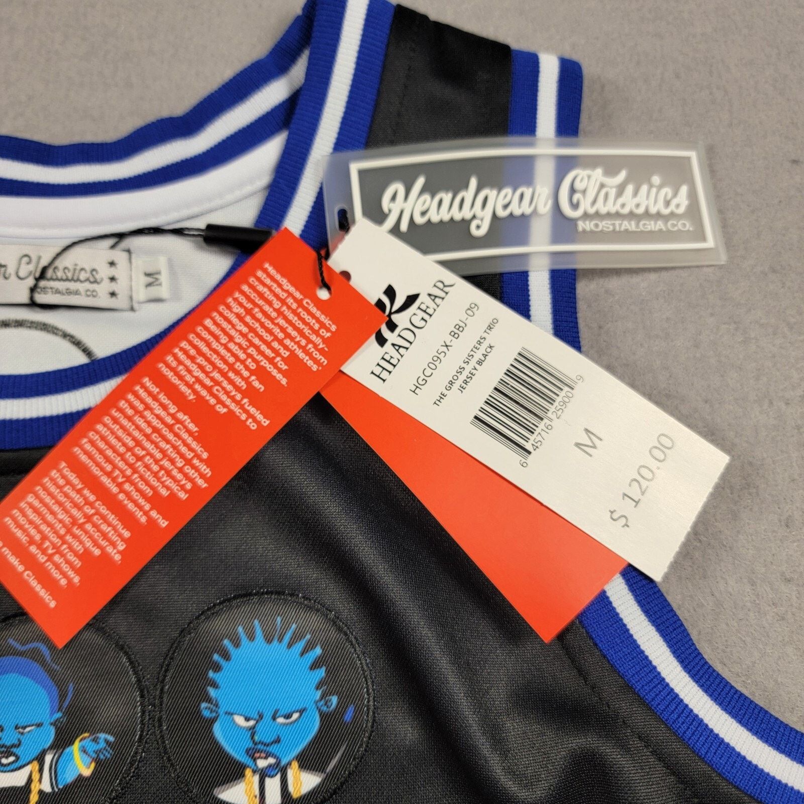 FirstGear Headgear Classics The Gross Sisters Basketball Jersey Sz M Size US M / EU 48-50 / 2 - 4 Thumbnail
