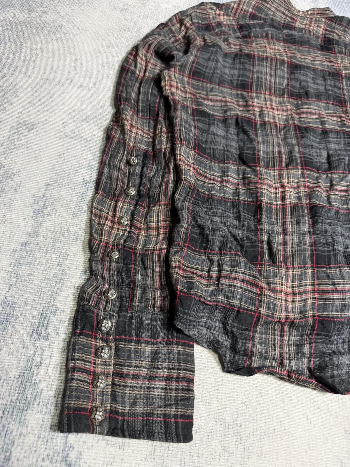 Chrome Hearts Chrome Hearts Easy Rider Flannel Shirt Size US S / EU 44-46 / 1 - 15 Thumbnail