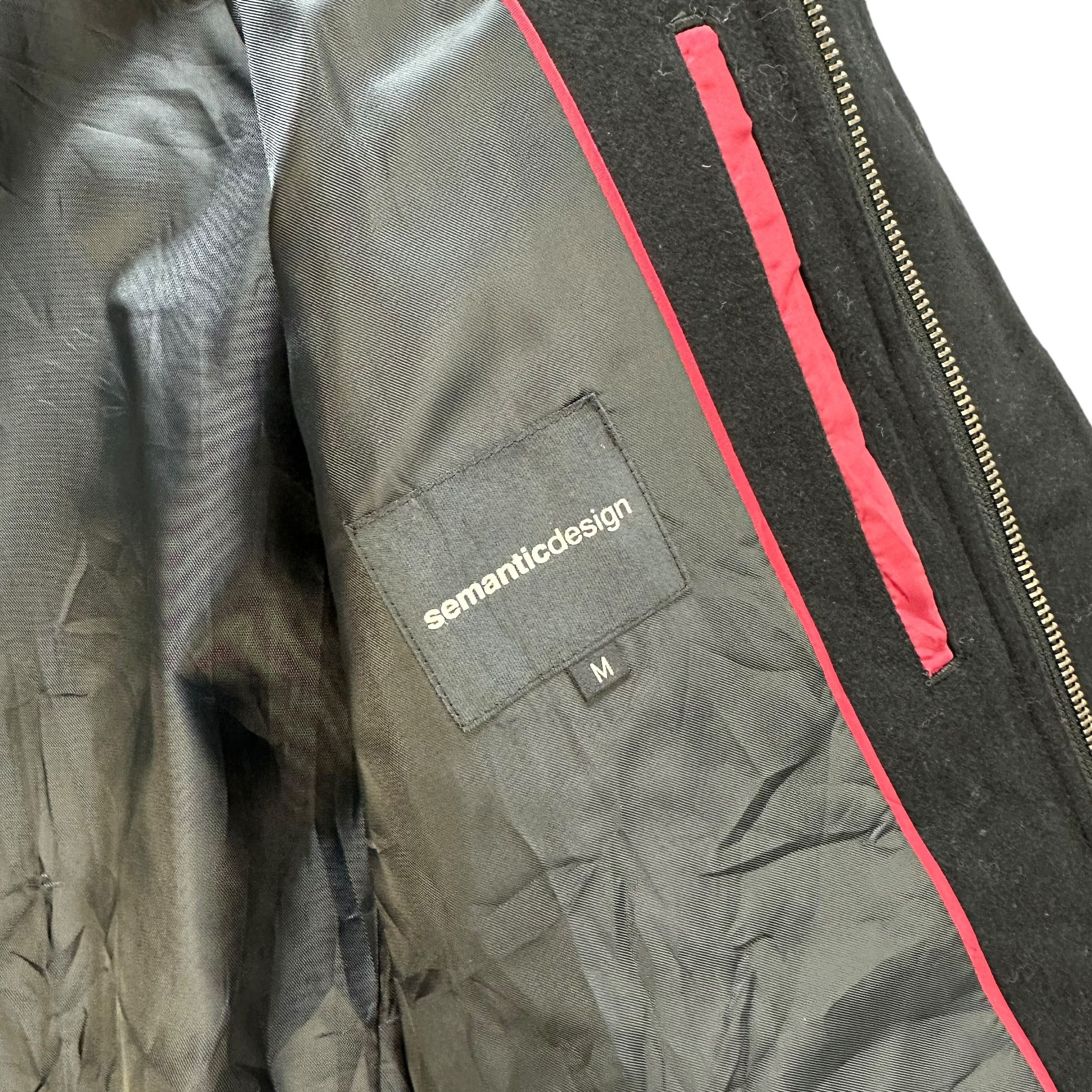 semanticdesign SEMANTIC DESIGN Black Wool Belted Jacket #A53-1223 Size M / US 6-8 / IT 42-44 - 9 Thumbnail