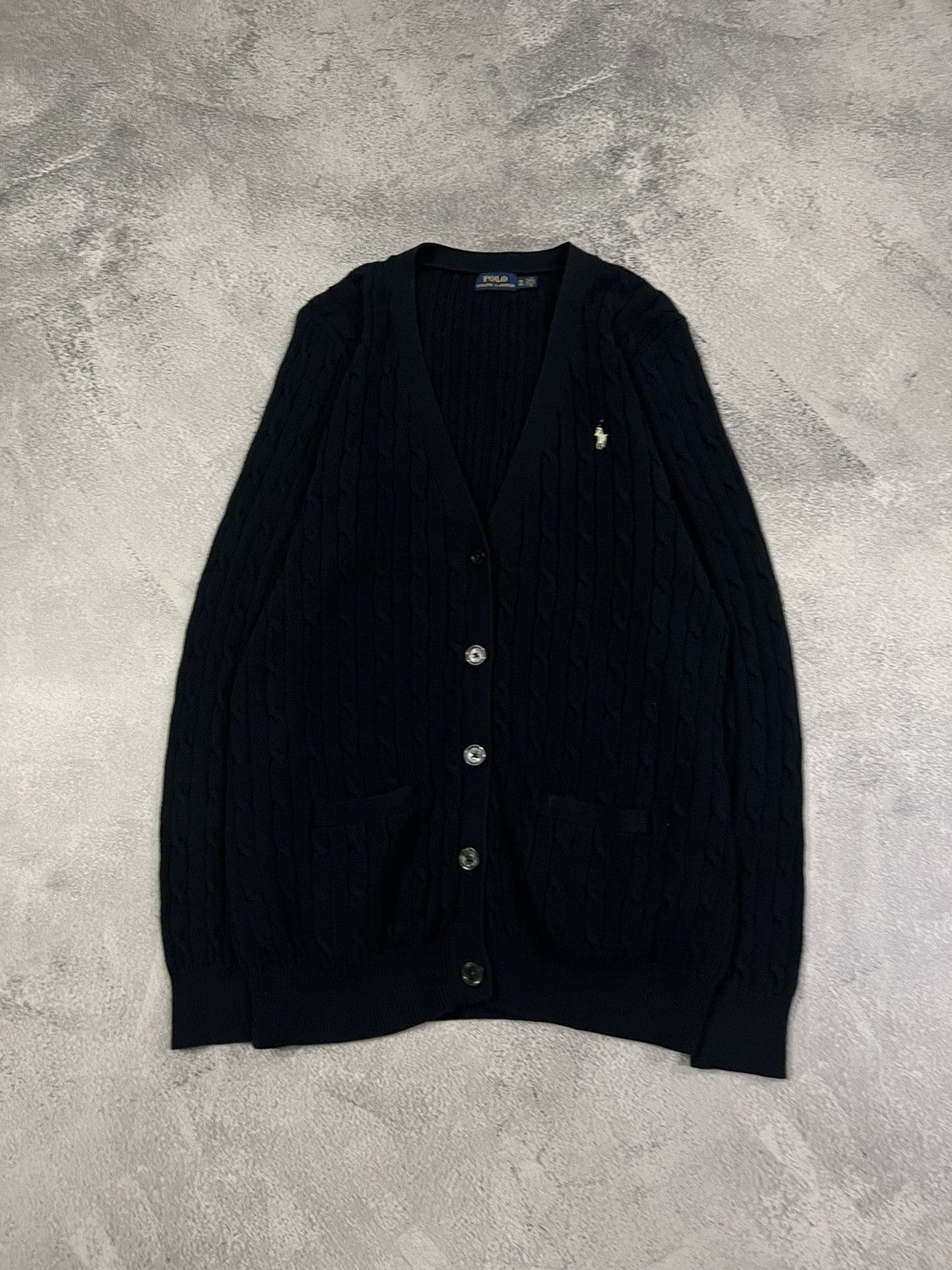 Vintage Y2k Polo by Ralph Lauren Knit Cardigan Sweater 00’s