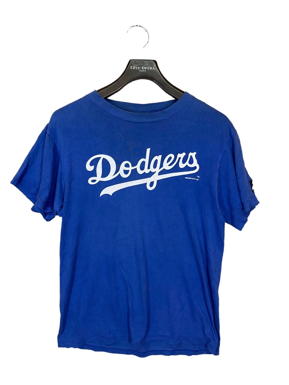 MLB × Starter × Vintage Vtg 90s starter MLB DODGER TSHIRT Size US L / EU 52-54 / 3 - 1 Thumbnail
