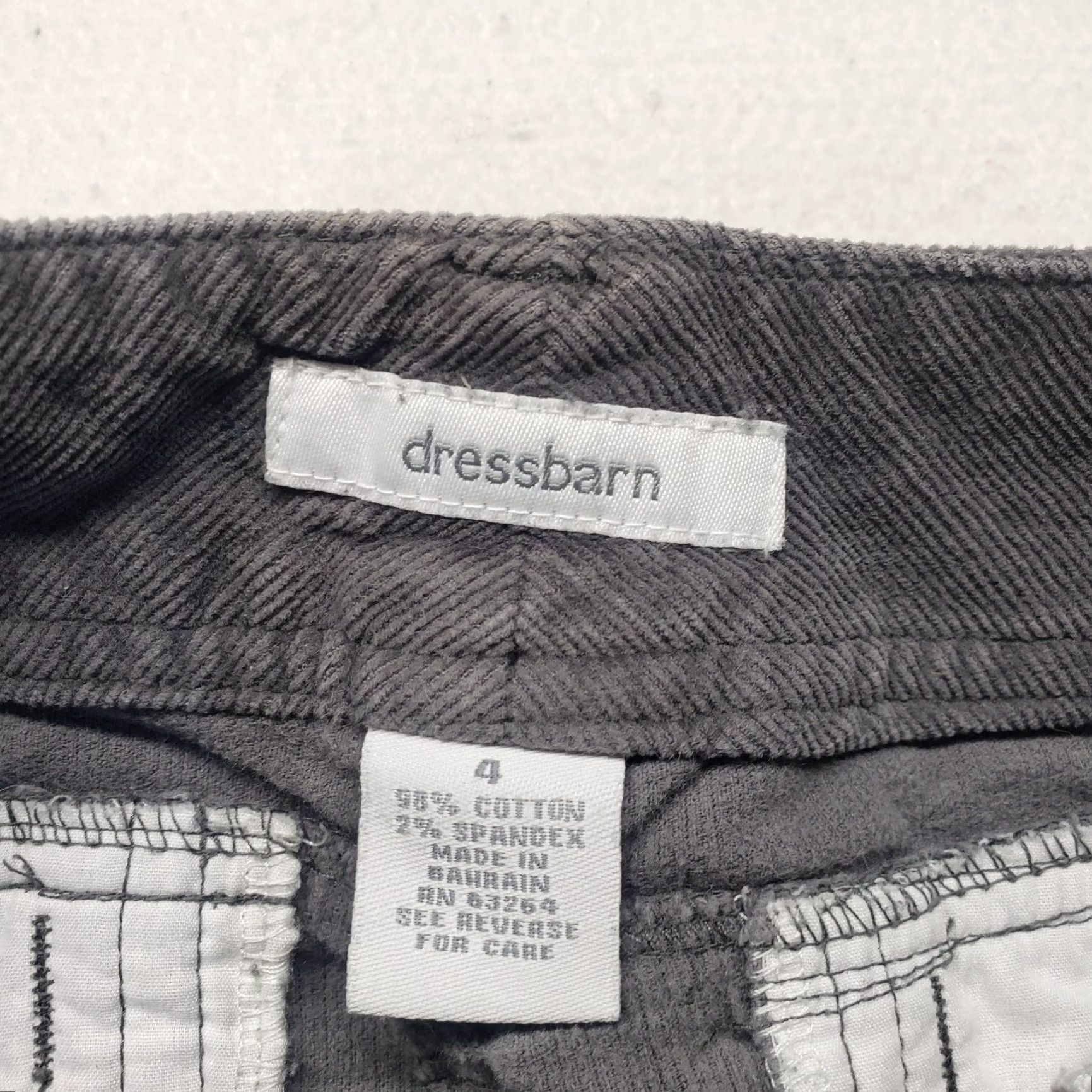 Vintage VINTAGE Dressbarn Pants Dress Pants Women Adult Gray Straight Leg PANTS 4 Winter Fall Front Pockets Tweed Mid Rise Size 27" / US 4 / IT 40 - 3 Thumbnail