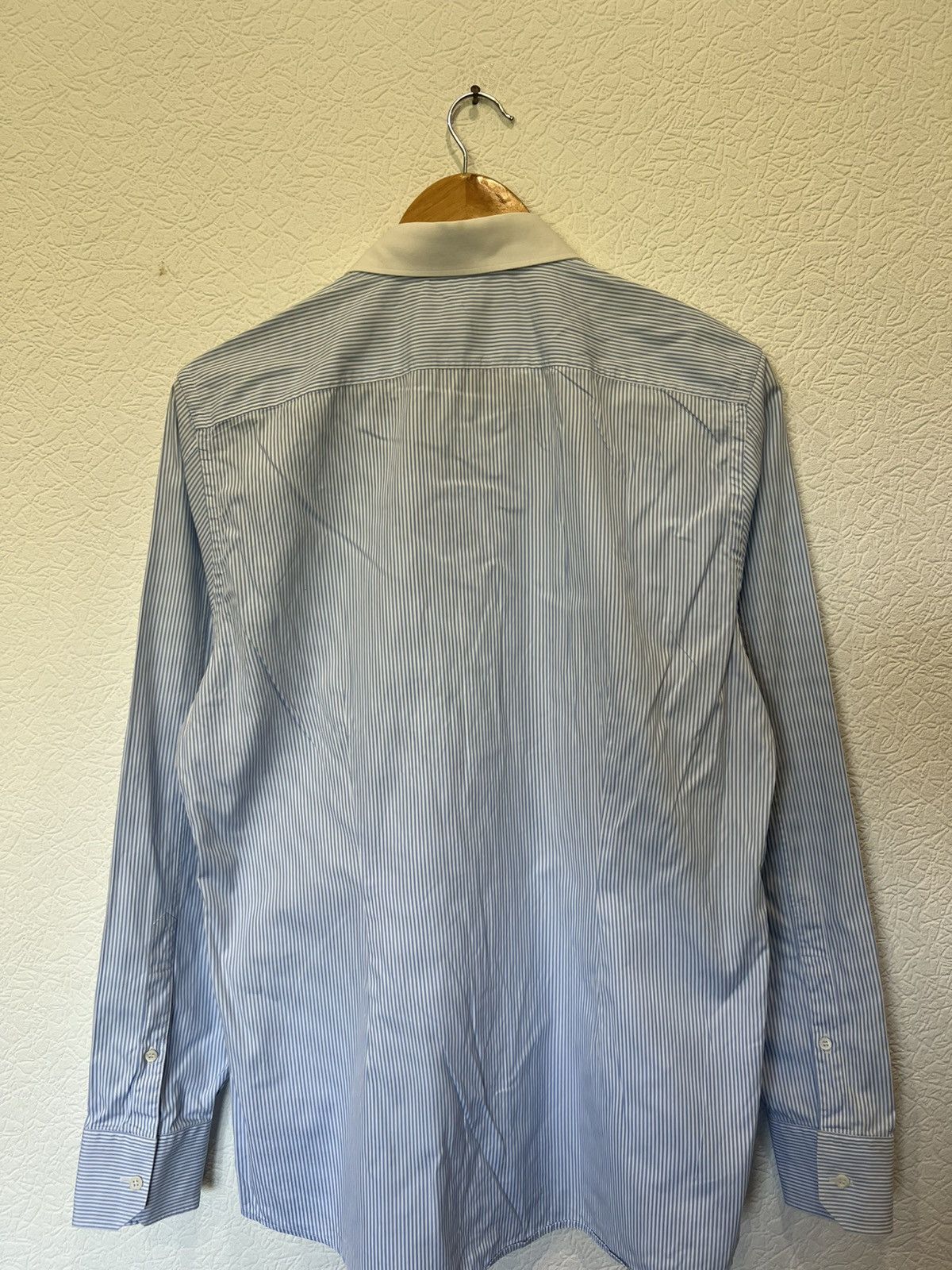 Gucci Gucci Tom Ford White Classic Shirt Button Mens Blue Size US L / EU 52-54 / 3 - 11 Thumbnail