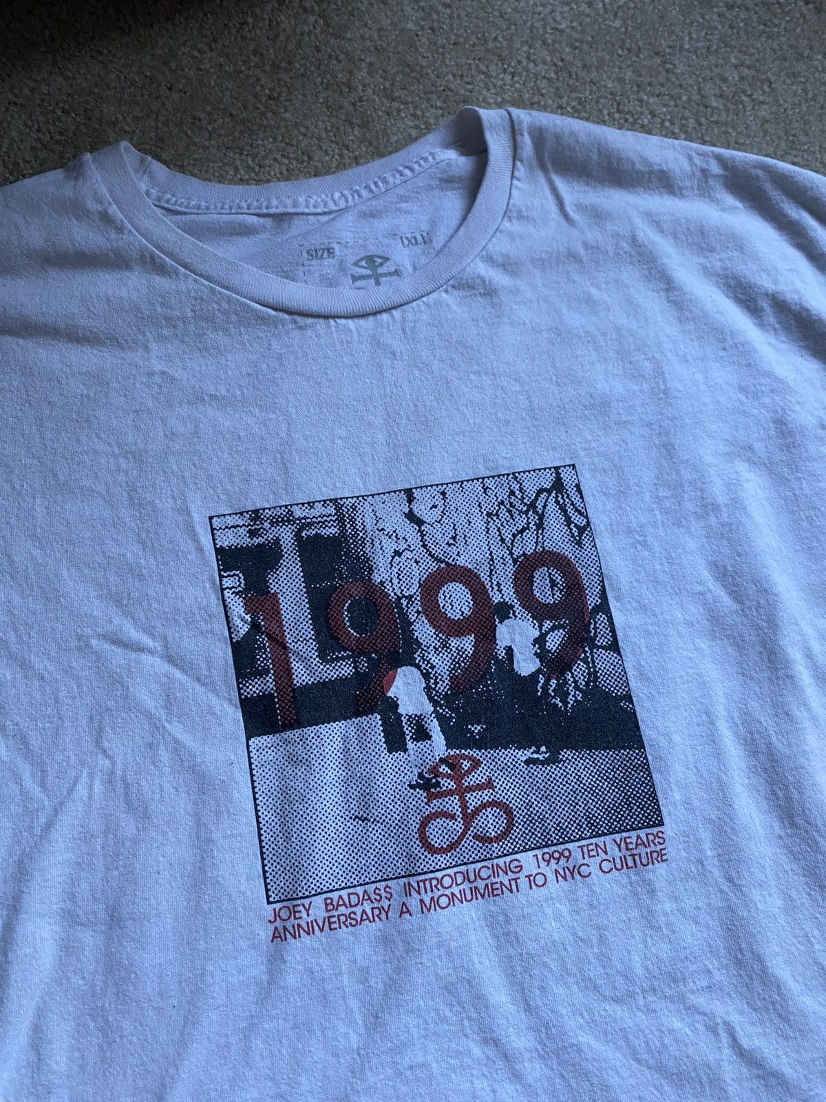 Pro Era × Rap Tees Joey Badass 1999 Mens Medium Shirt 10 Year Anniversary Size US XL / EU 56 / 4 - 2 Thumbnail