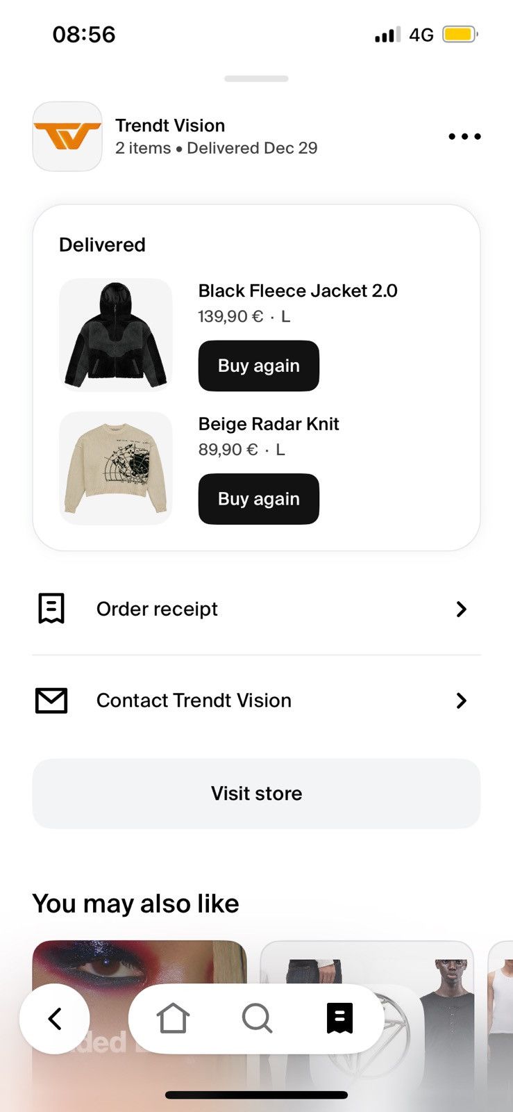 Trendt Vision Trendt vision boxy knitted sweatshirt for sale Size US L / EU 52-54 / 3 - 7 Thumbnail
