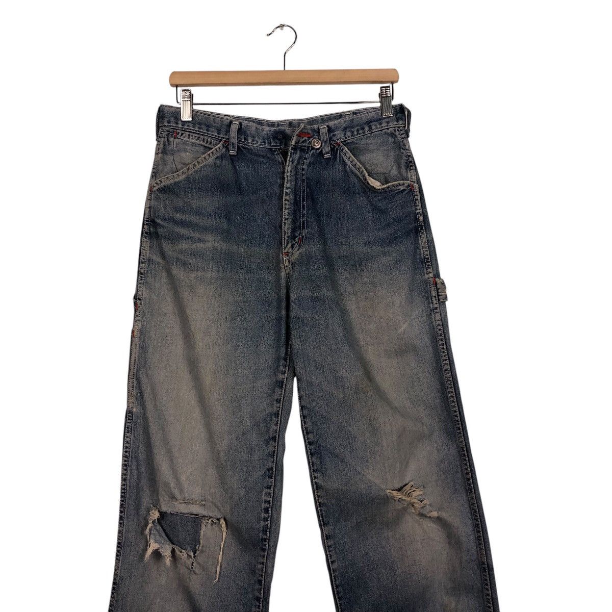 Vintage × Wrangler 📌Vintage Denim Jeans Wrangler Authentic Western Wear Size US 30 / EU 46 - 5 Thumbnail