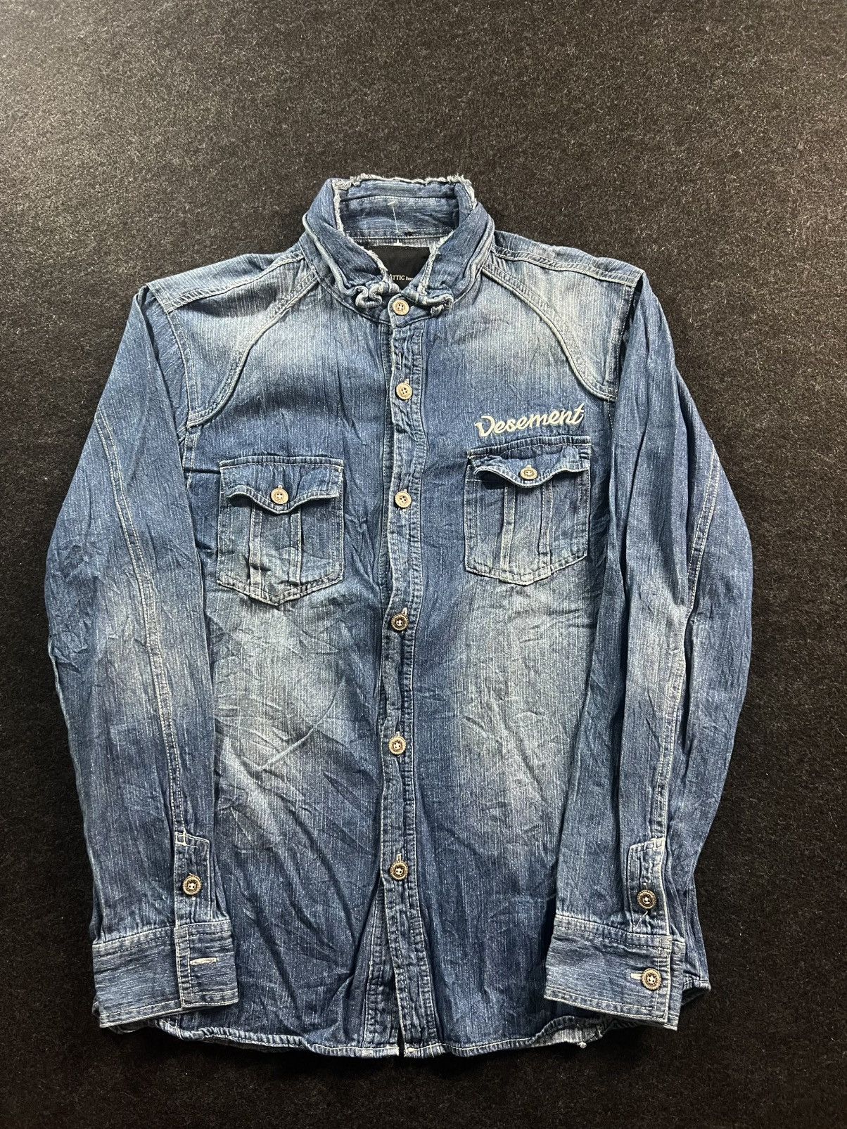 Tornado Mart Vintage In The Attic Homme Distressed Western Button Up Size US M / EU 48-50 / 2 - 2 Thumbnail