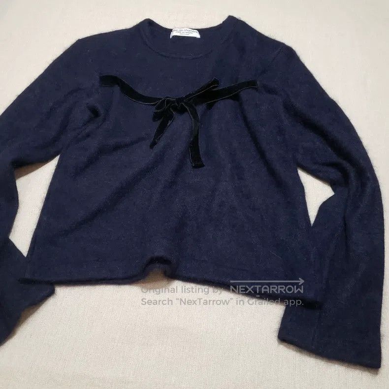 Comme Des Garcons Ribbon Sweater Set