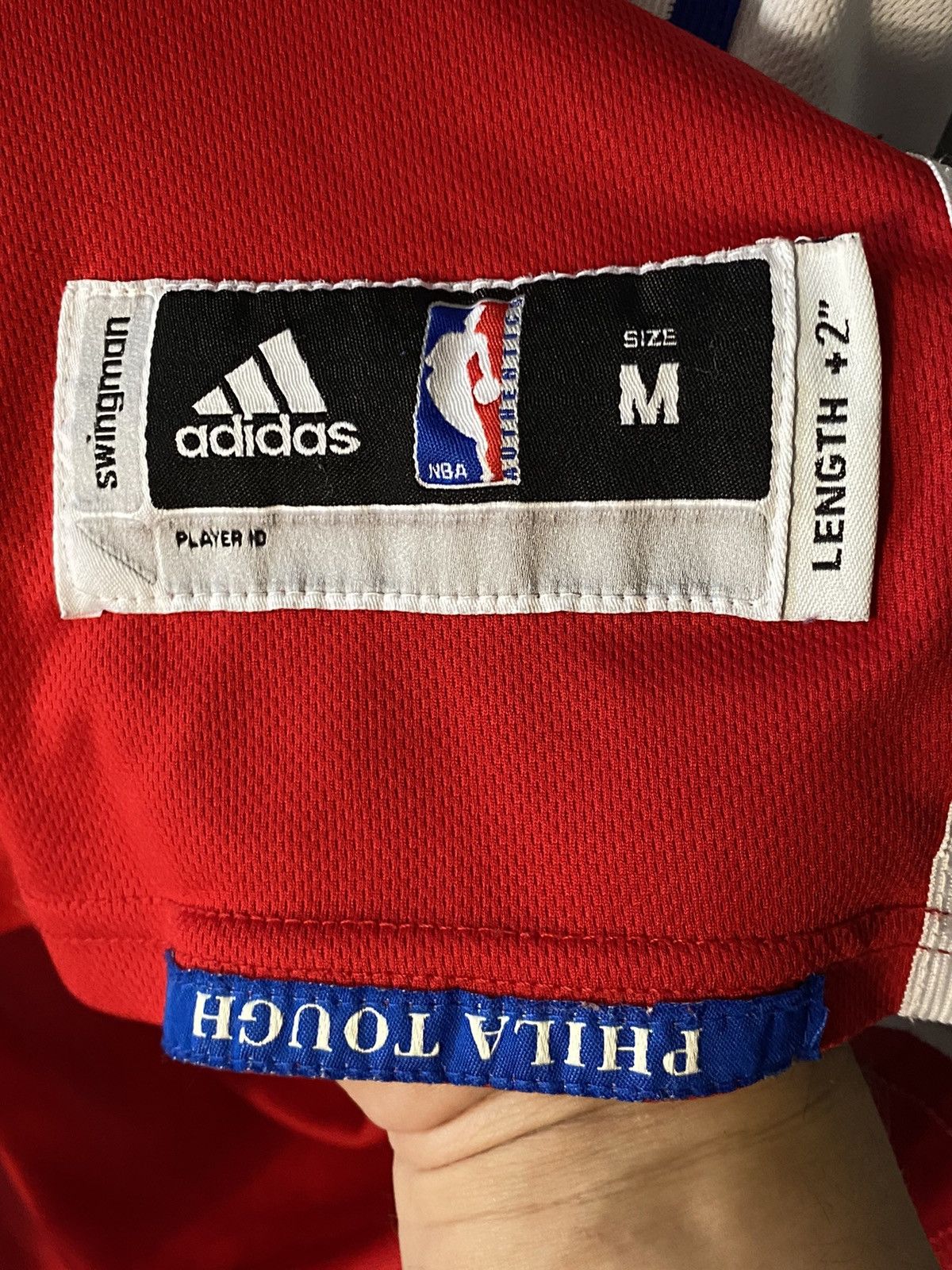 NBA Vintage Adidas Sixers NBA jersey 21 Joel Embiid Size US M / EU 48-50 / 2 - 3 Thumbnail