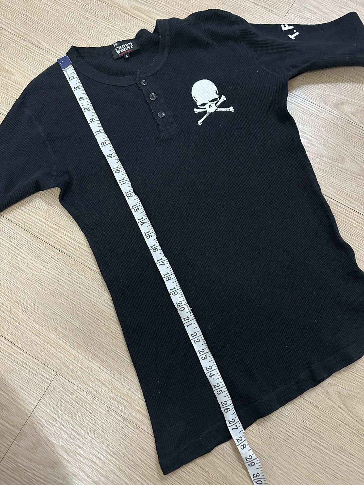 Japanese Brand × Seditionaries Rare Crows x WORST T.F.O.A Hiroshi Takahashi Waffle L/S Tee Size US XL / EU 56 / 4 - 12 Thumbnail