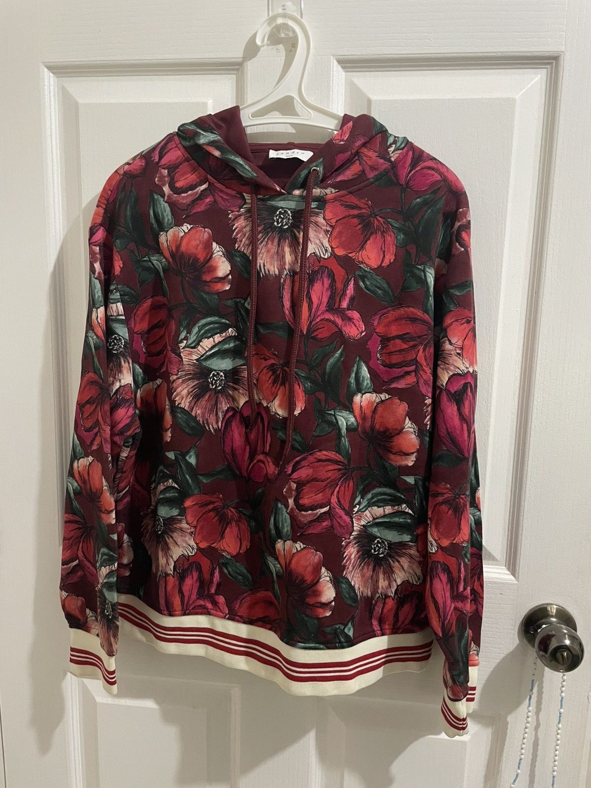 Sandro Sandro floral Hoodie Size S / US 4 / IT 40 - 1 Thumbnail