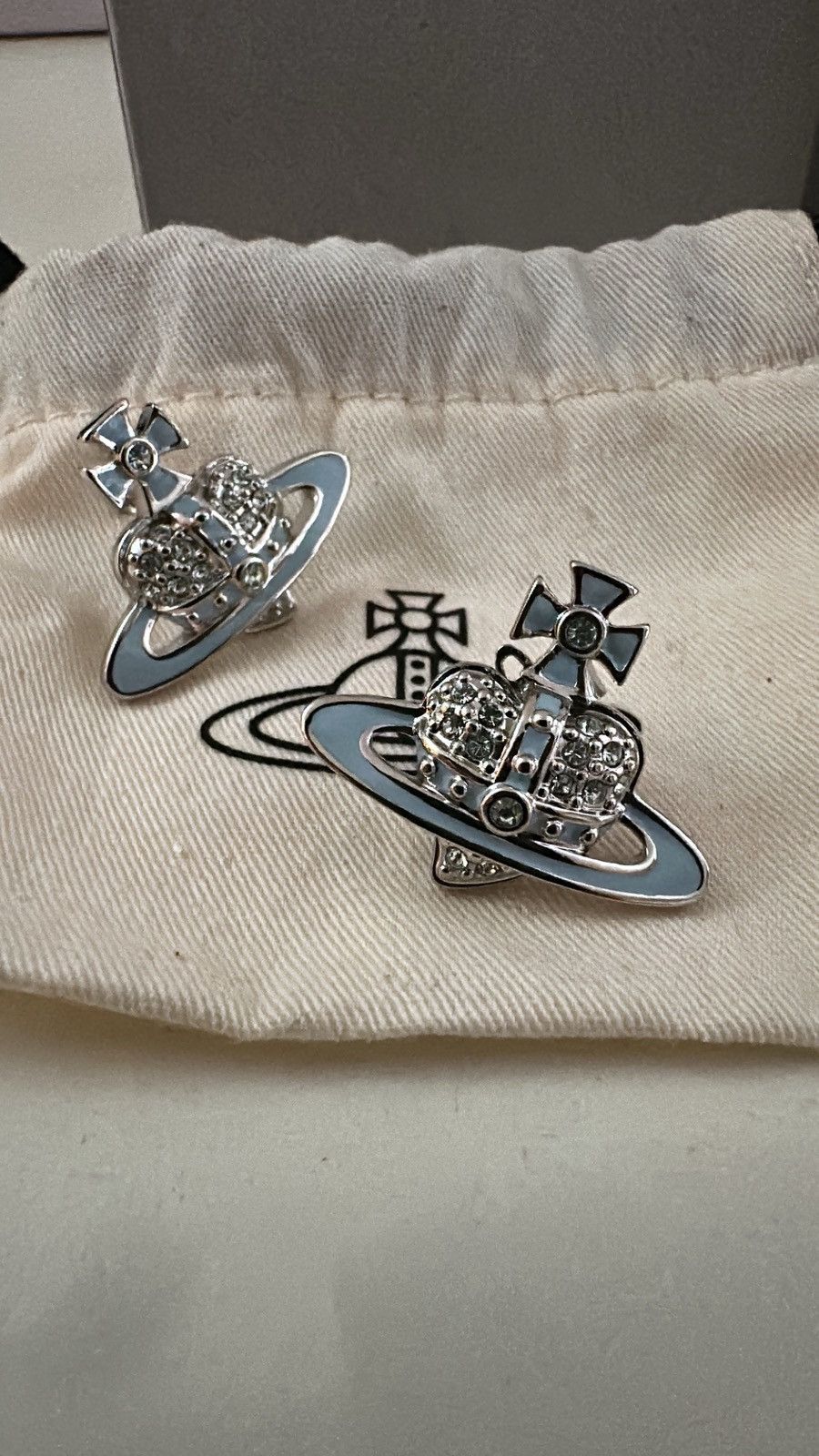 Vivienne Westwood Vivienne Weswtood Heart earrings Size ONE SIZE - 2 Thumbnail