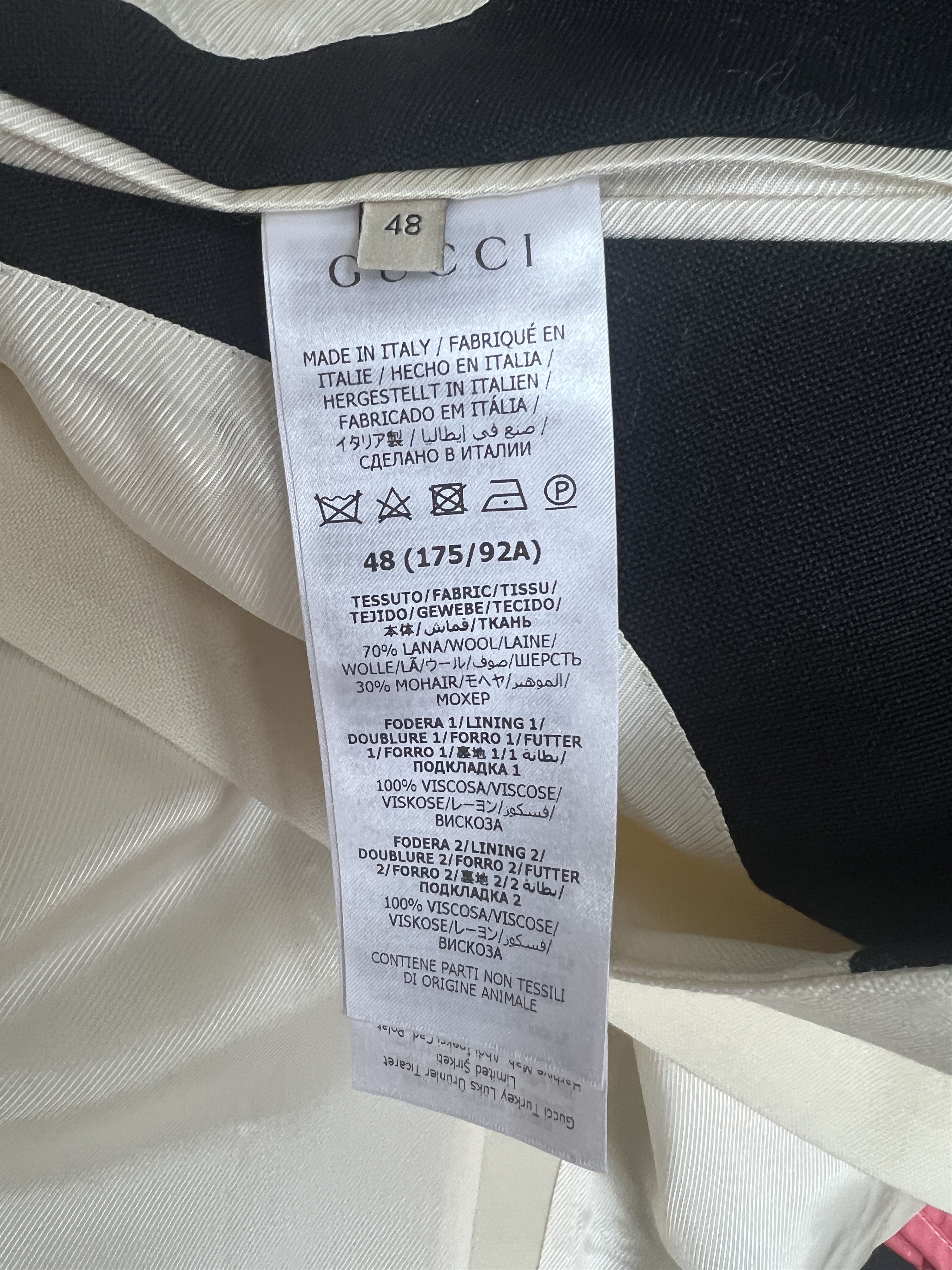 Gucci Gucci Off white Tuxedo jacket Size XL / US 12-14 / IT 48-50 - 7 Thumbnail